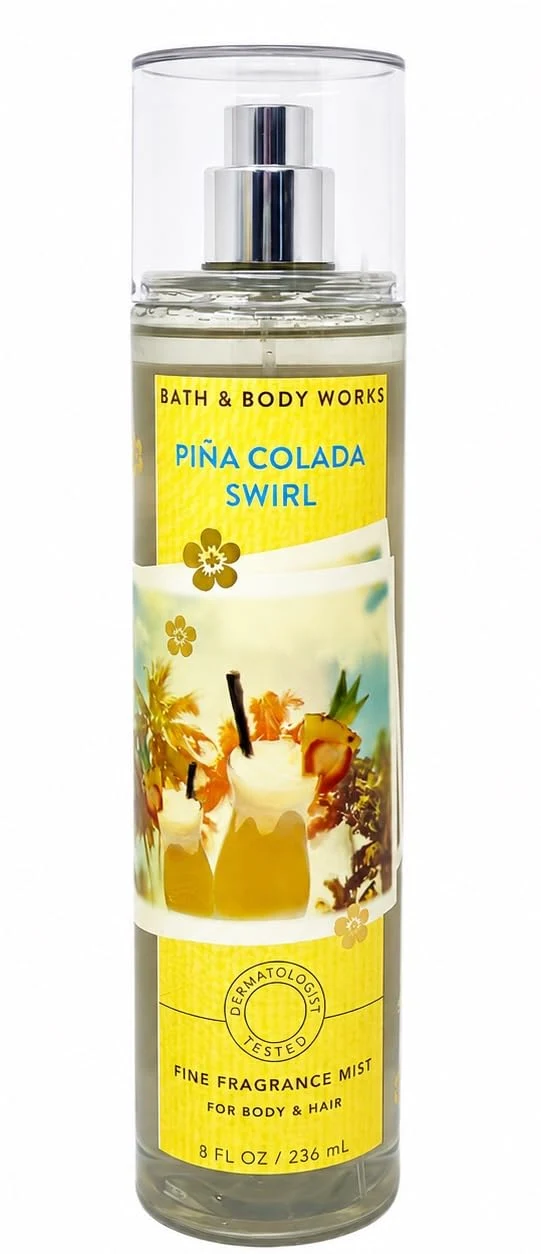 Healthy Bath Body Works Fine Fragrance Mist - 8 oz - Pina Colada Swirl Excellent