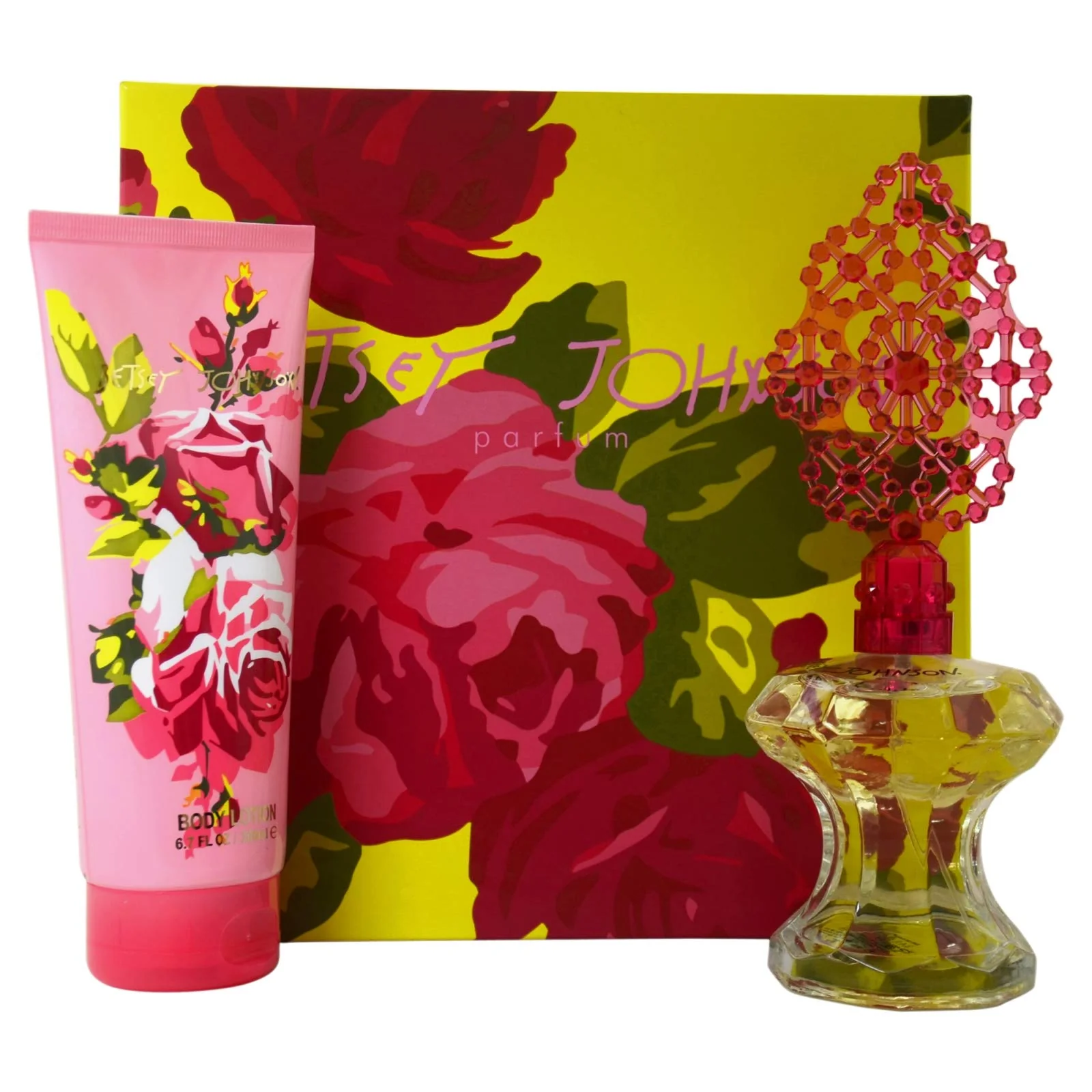 Eco-Friendly Betsey Johnson by Betsey Johnson 3.4oz EDP Spray 6.7oz Body Lotion for Women - Pack of 1 Stylish