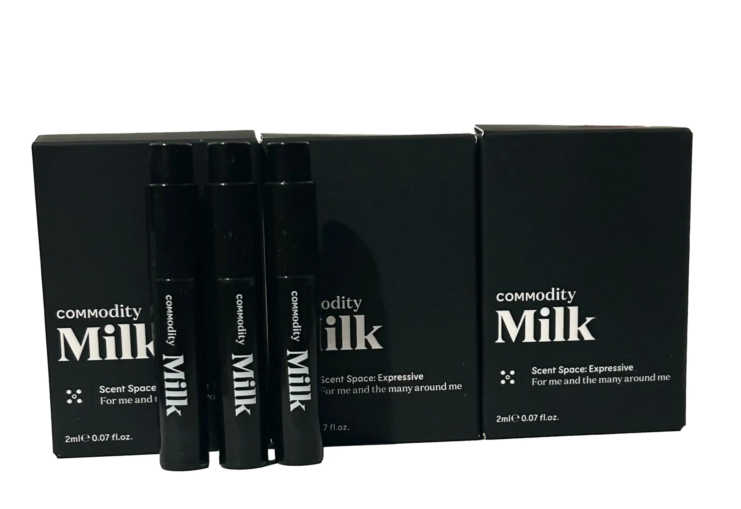 Certified Commodity MILK UNISEX Perfume EDP Vial 2 ml 0.07 oz - Set of 3 Luxury