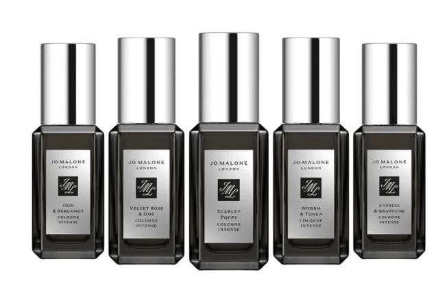 Relaxed Jo Malone London Cologne Intense collection - Fragrance Set - 5 Mini intense colognes 0.3 fl oz 9 ml EACH Proven