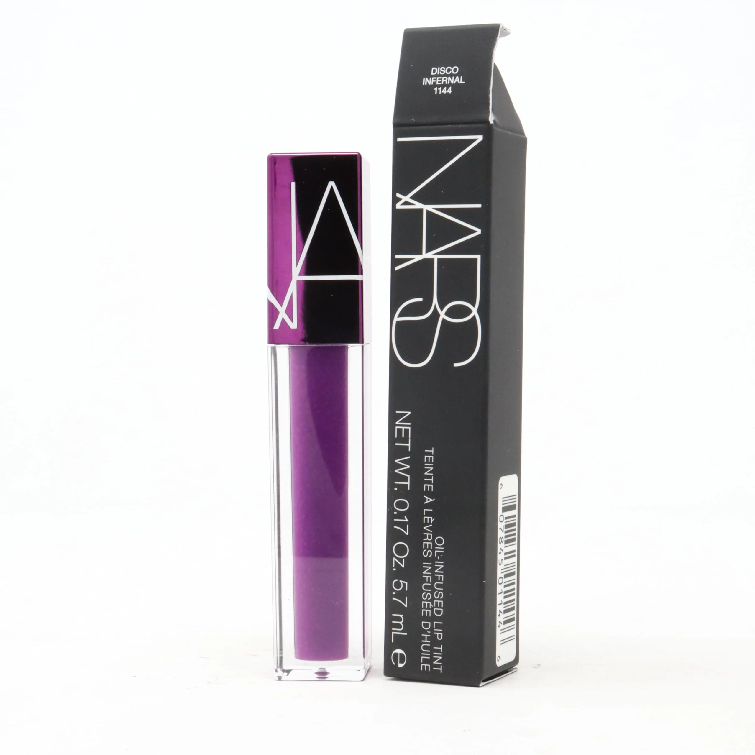 Original NARS OIL INFUSED LIP TINT INFERNAL 0.17 OZ 5 ML Healthy