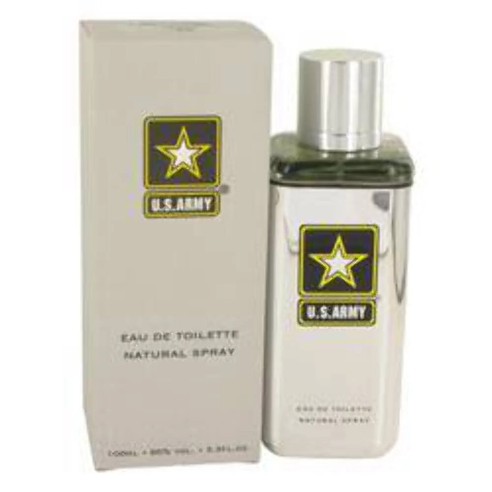 Expertly Made New Brand US Army Silver Eau de Toilette Spray for Men 3.3 Ounce High-Quality