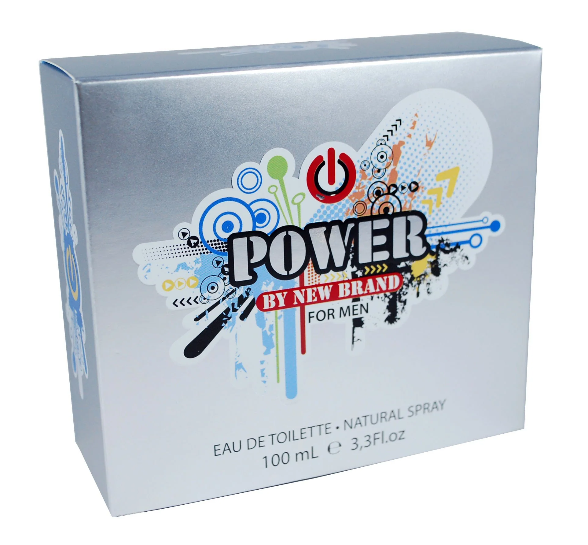 Authentic New Brand Power Men 3.4 Oz Eau De Toilette Men Perfume Advanced