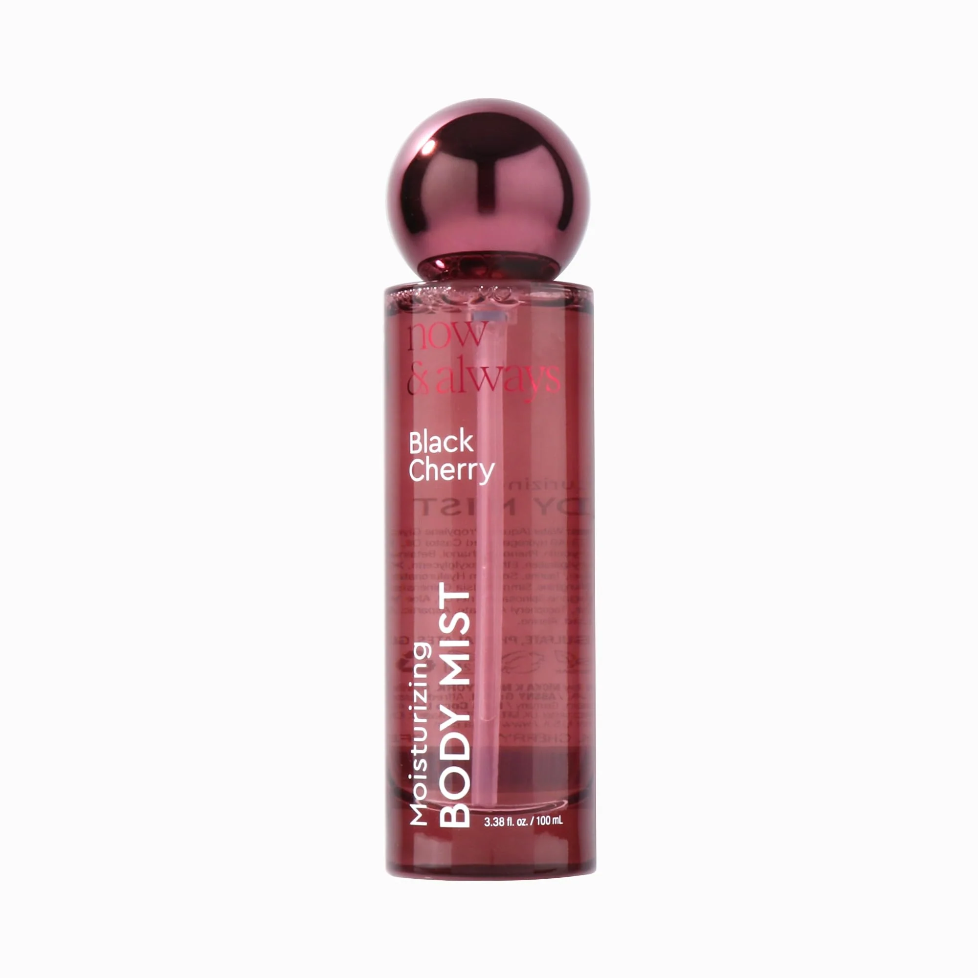 Detailed NICKA K NEW YORK Now Body Mist Lightweight Fragrance Non-Sticky Elegant Scents I For Layering or Refreshing Throughout the Day Black Luxury