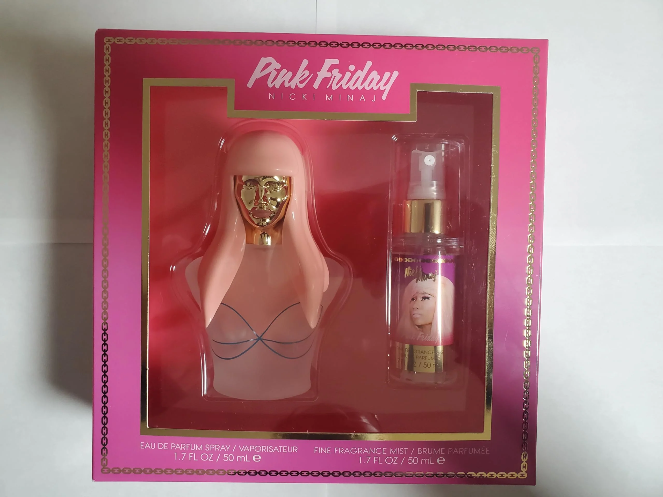 Soft Nicki Minaj Pink Friday Set Eau de Parfum Fine Fragrance Mist 1.7 oz 50 mL Genuine