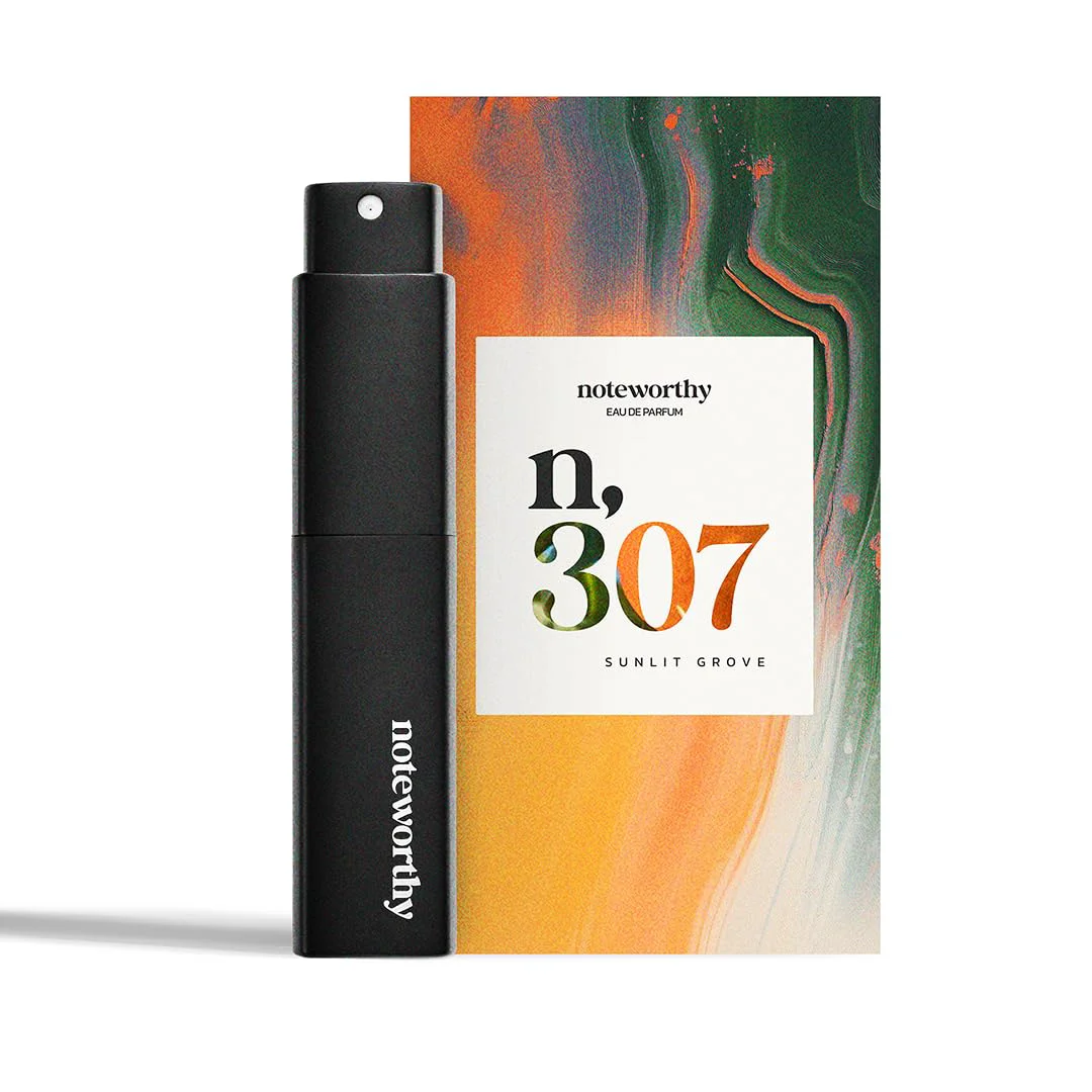 Enhanced Noteworthy n 307 Eternal Sunsine Eau De Parfum - Mandarin Basil Sandalwood Long-lasting Unisex Perfume for Women Men Travel Original Design