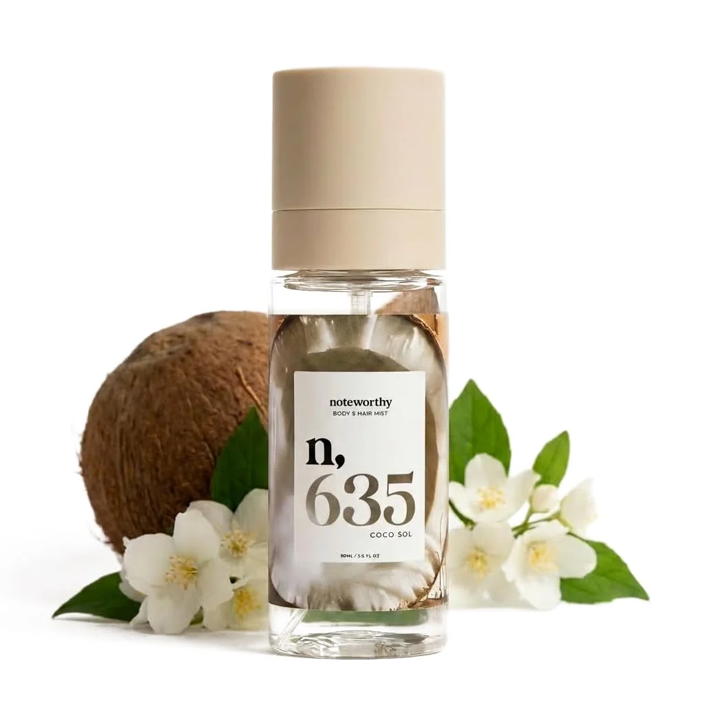 Secure Noteworthy n 635 Coco Sol Body Mist - Marshmallow • Coconut Sugar • Jasmine • Tiare • Vanilla • Amber • Sandalwood Beachy Gourmand Mist Professional