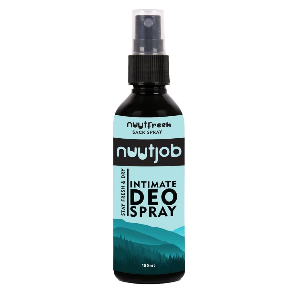Lightweight NUUT Fresh Men Intimate Deo Spray 100Ml Men Hygiene Product Sack Spray With Tea Tree Witch Hazel Extract Green Tea Extract. Absorbs Moisture High-Performance