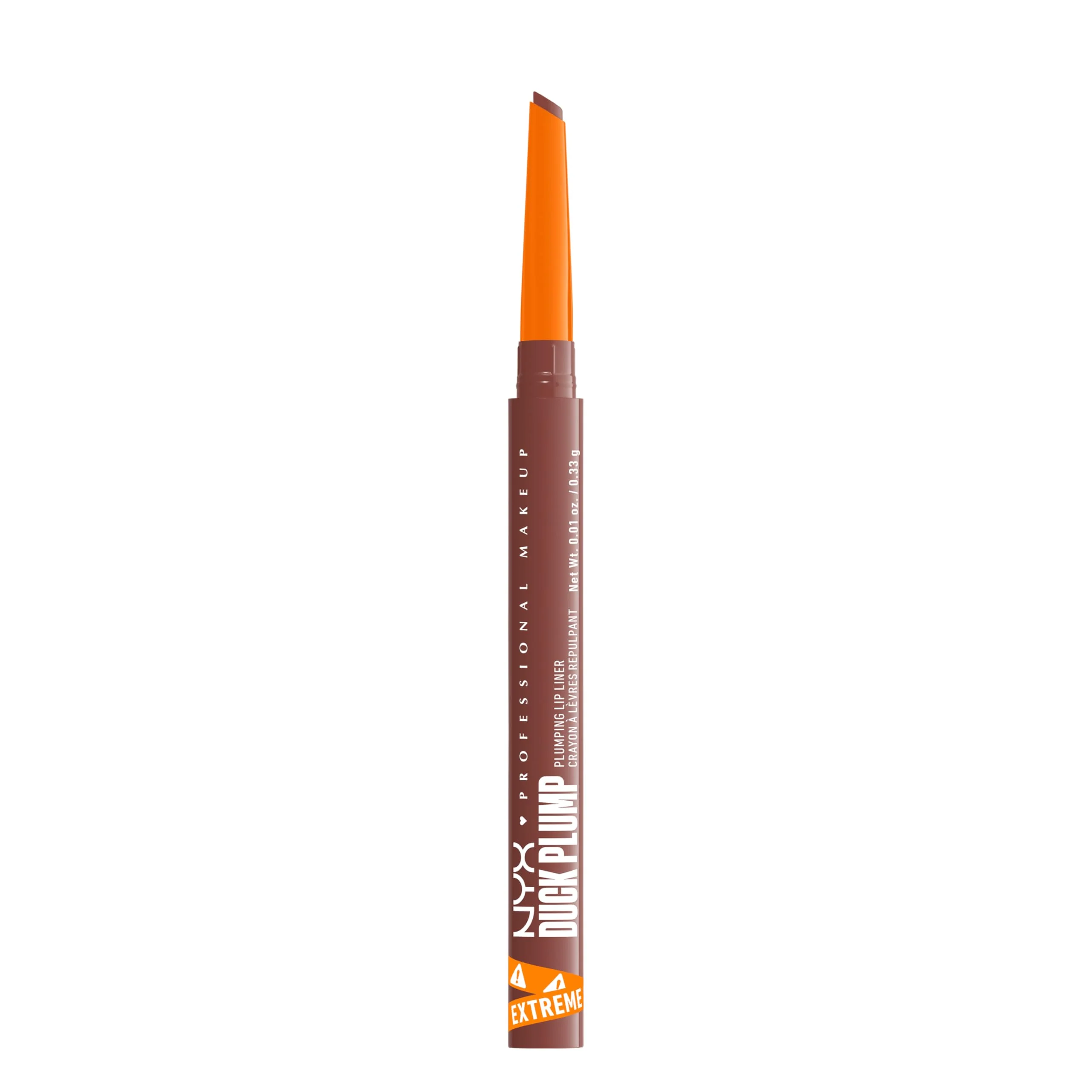 Effective NYX PROFESSIONAL MAKEUP Duck Plump Plumping Lip Liner Matte Pencil With Up To 10HR Wear Nude Flip Nude Lip Liner Healthy