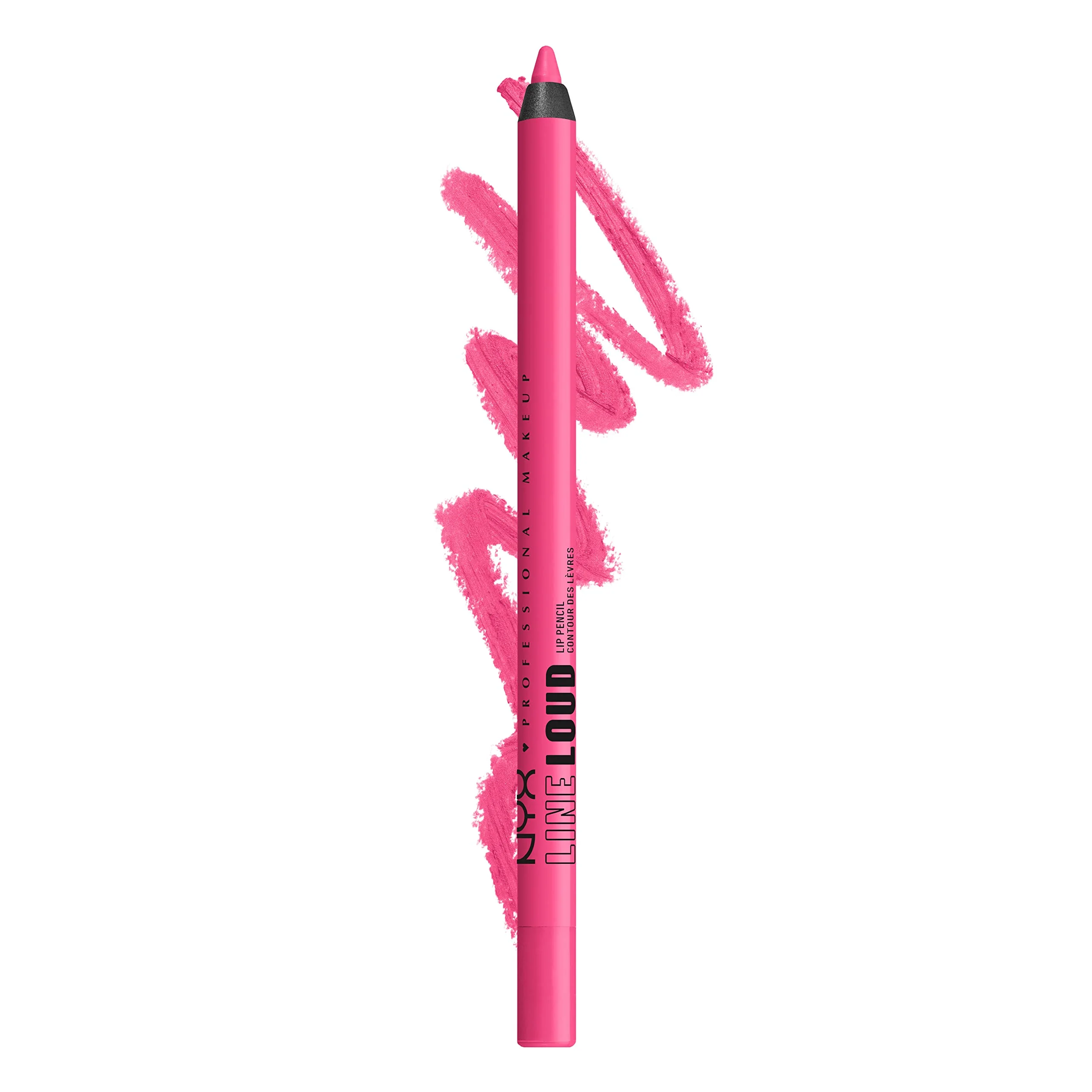 Proven NYX PROFESSIONAL MAKEUP Line Loud Lip Liner Longwear and Pigmented Lip Pencil with Jojoba Oil Vitamin E - Movin' Up Bright Pink Peach High-Quality