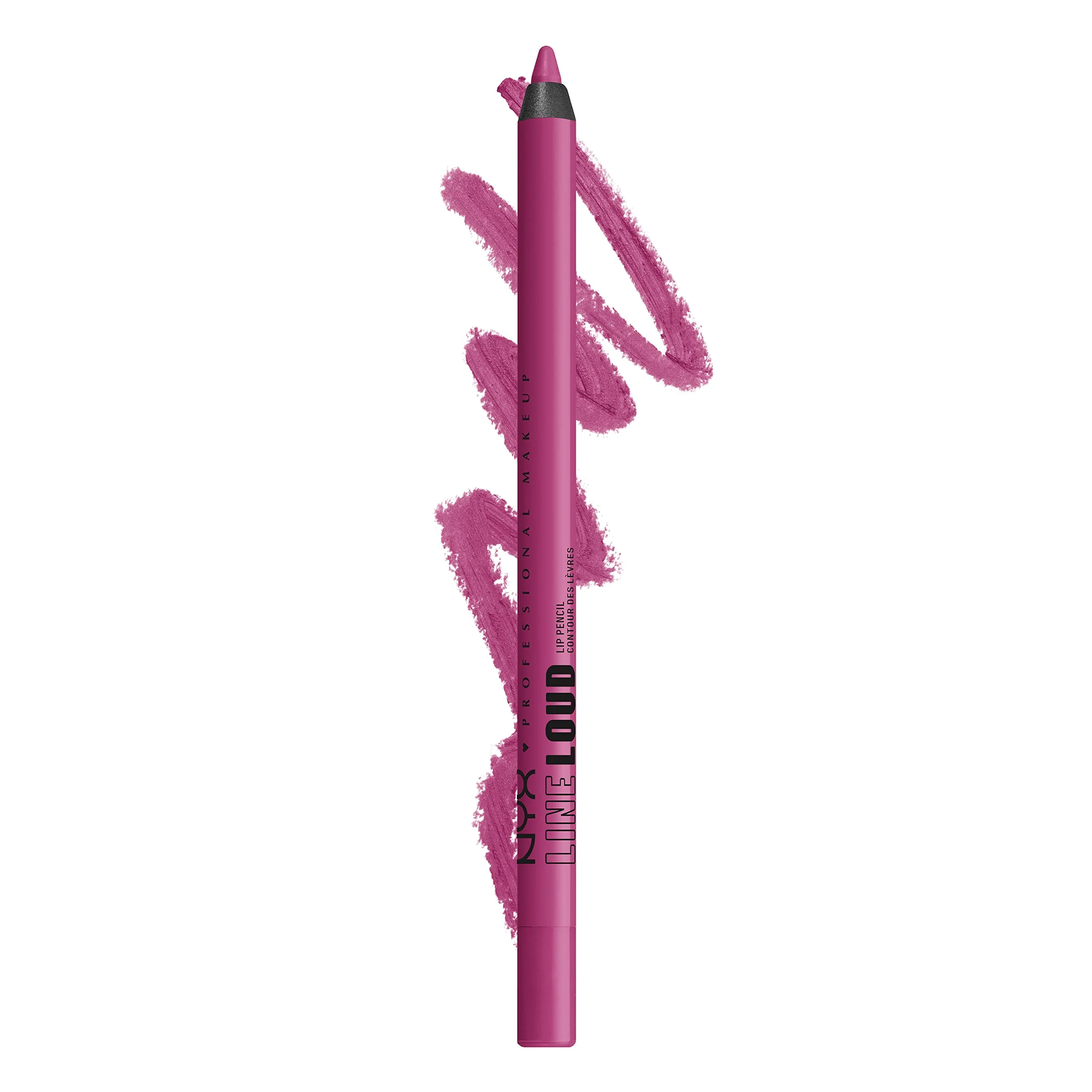 Elite NYX PROFESSIONAL MAKEUP Line Loud Lip Liner Longwear and Pigmented Lip Pencil with Jojoba Oil Vitamin E - Hottie Hijacker Hot Blue Pink Optimized