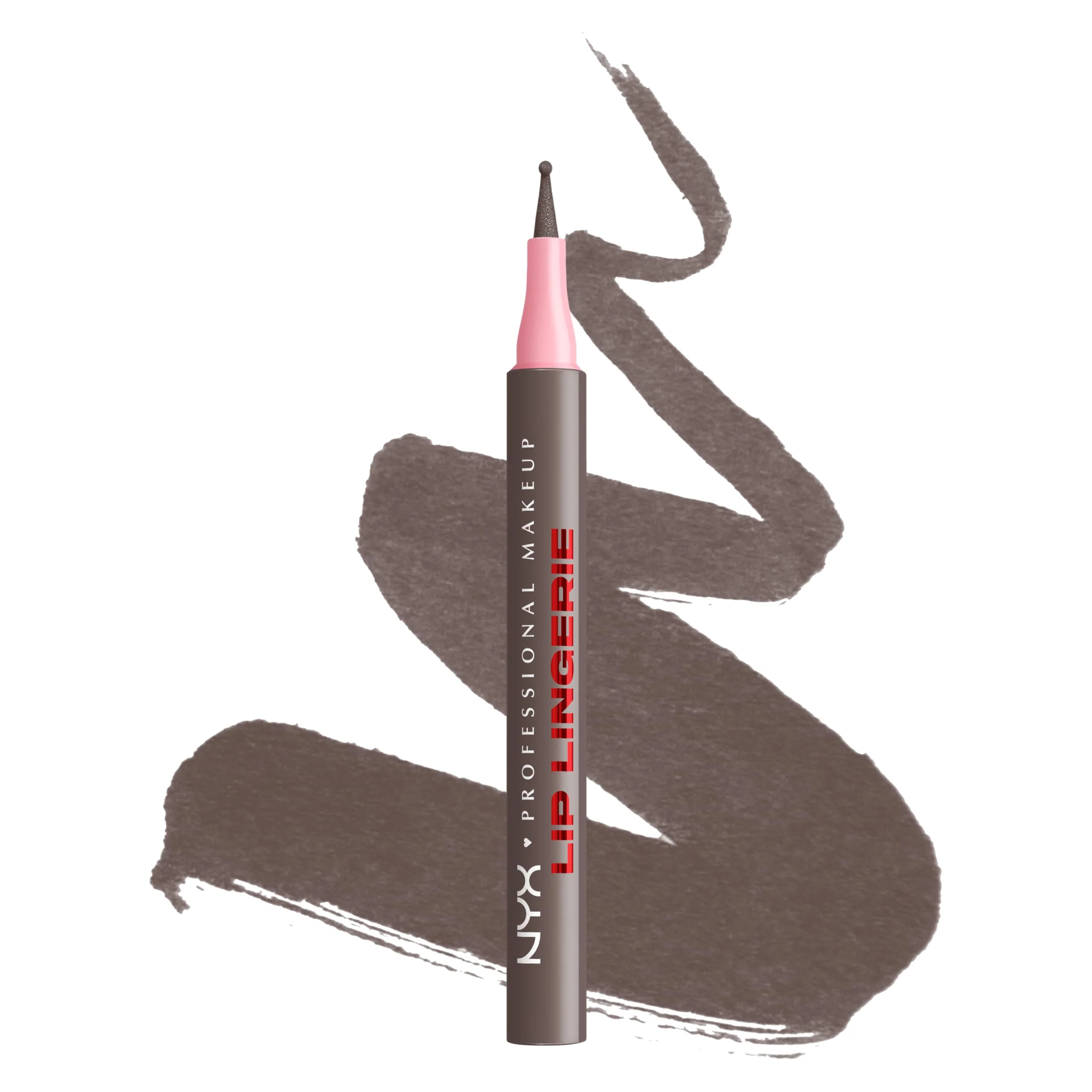 Luxury NYX PROFESSIONAL MAKEUP Lip Lingerie Liner Stain Seamless Make Up with All-Day Color Waterproof Lip Stain Finish - Wild Side Deep Grey Specialty