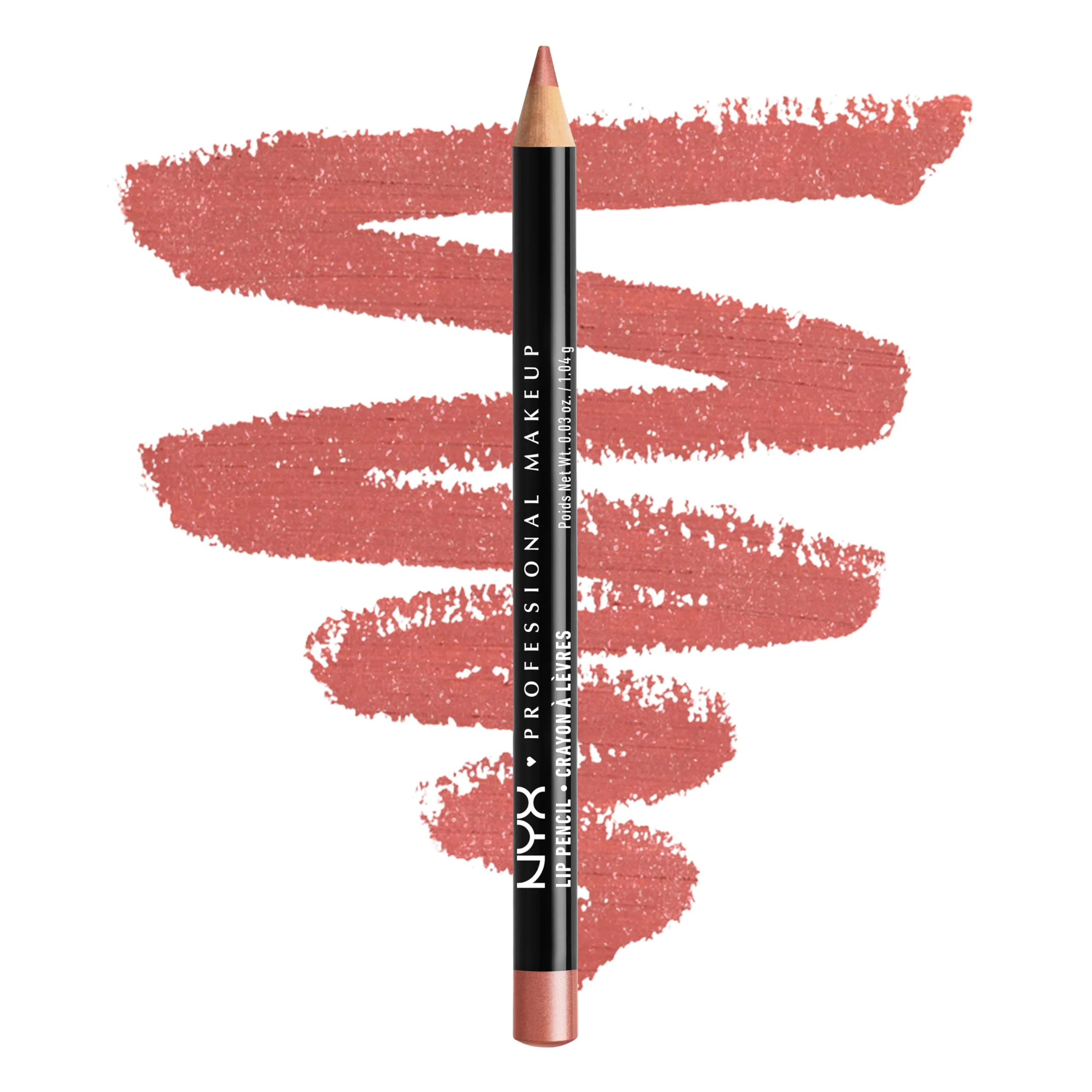 Easy-to-Use NYX PROFESSIONAL MAKEUP Slim Lip Pencil Long-Lasting Creamy Lip Liner Citrine 0.04 oz Traditional