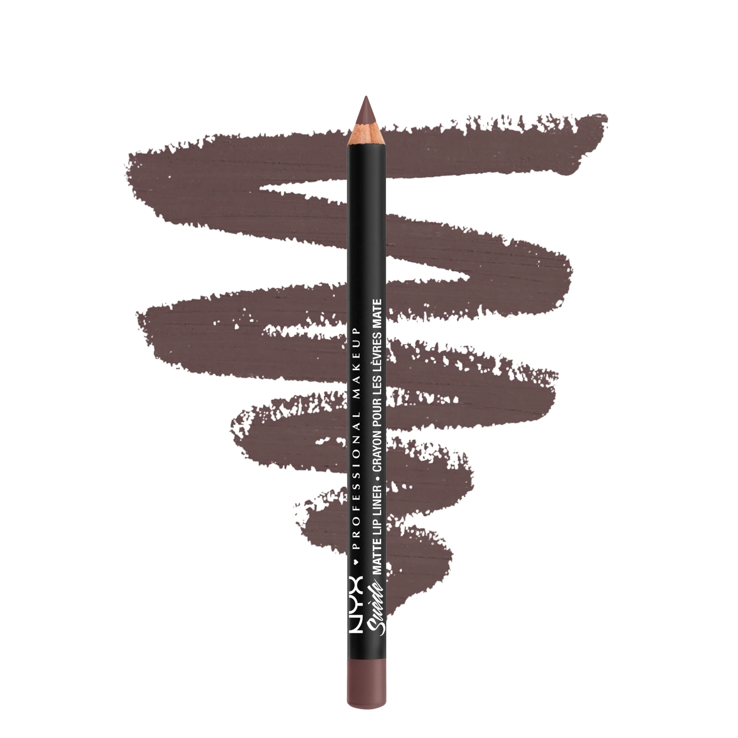 Original Design NYX PROFESSIONAL MAKEUP Suede Matte Lip Liner Velvety-Smooth Long-Lasting Formula For A Defined Lip Makeup Look - Moonwalk Purple Soft