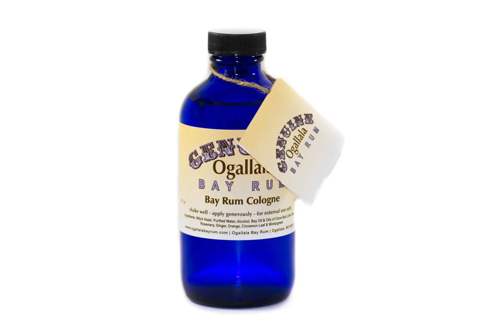 Sophisticated Ogallala Bay Rum Cologne 8oz Certified