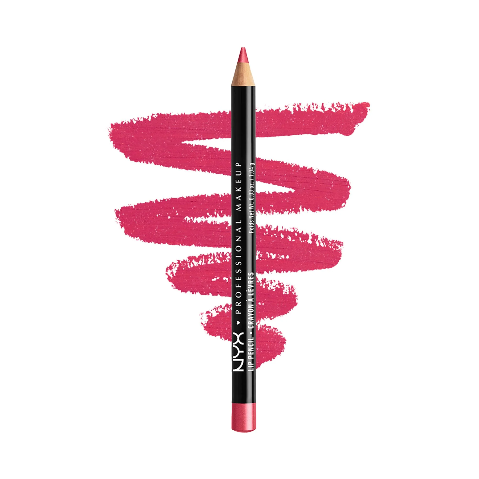Crafted NYX PROFESSIONAL MAKEUP Slim Lip Pencil Long-Lasting Creamy Lip Liner Edge Pink 0.04 oz Reusable
