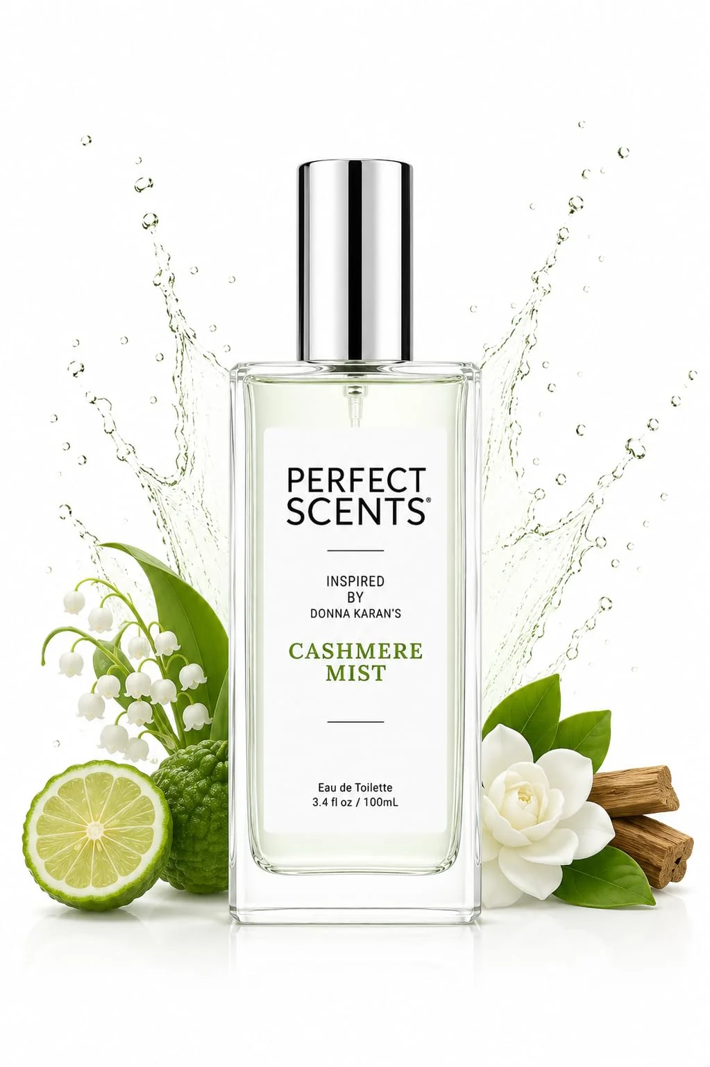 Smooth Scents - Inspired by Donna Karen s Cashmere Mist Eau de Toilette 3.4 fl oz Smart
