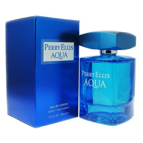 Exceptional Perry Ellis Aqua Eau de Toilette Spray for Men 3.4 Ounce Pack of 2 Original