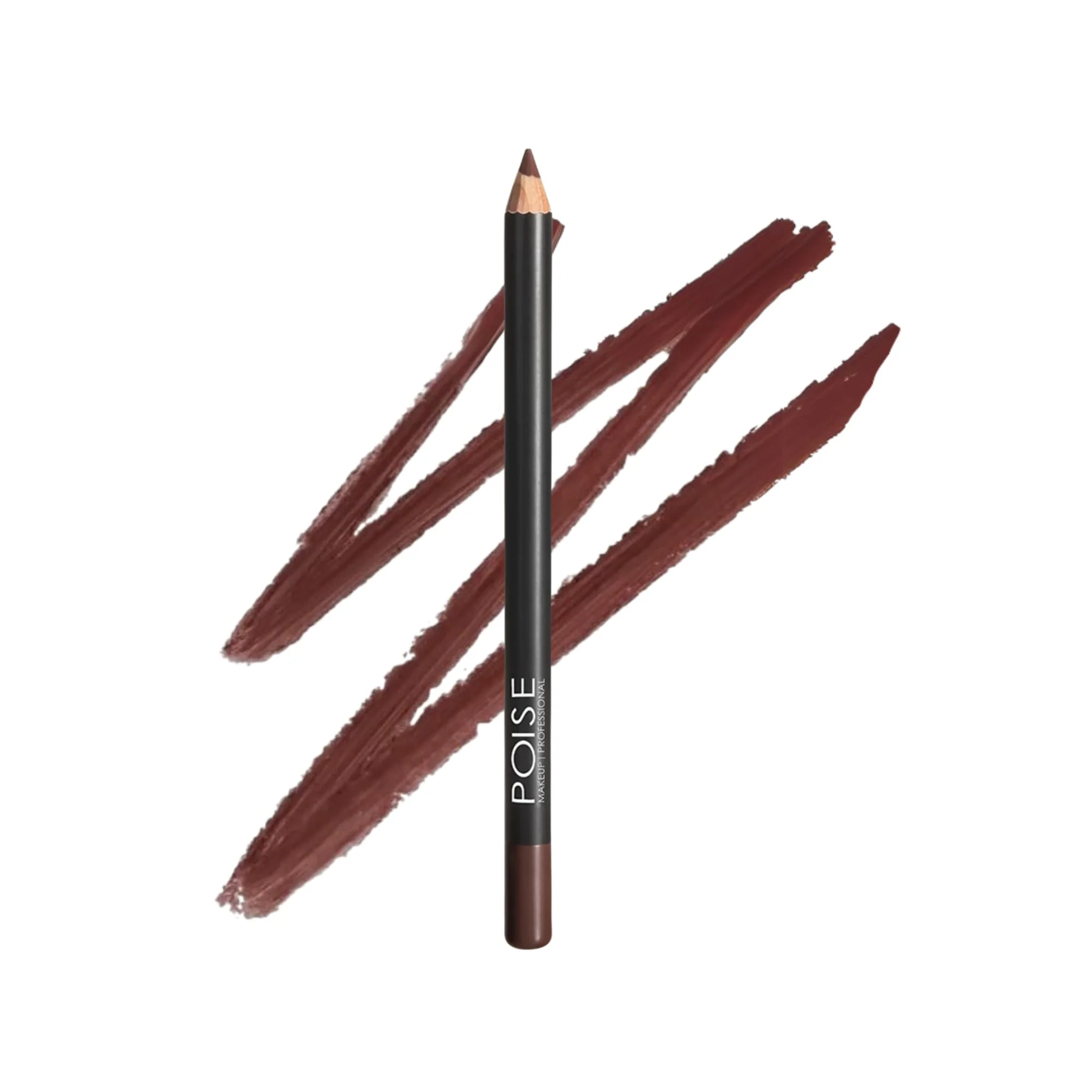 Expertly Made POISE Makeup Lip Liner Pencil Long-lasting Water-resistant Lip Color Pencil COCOA cool brown Unique