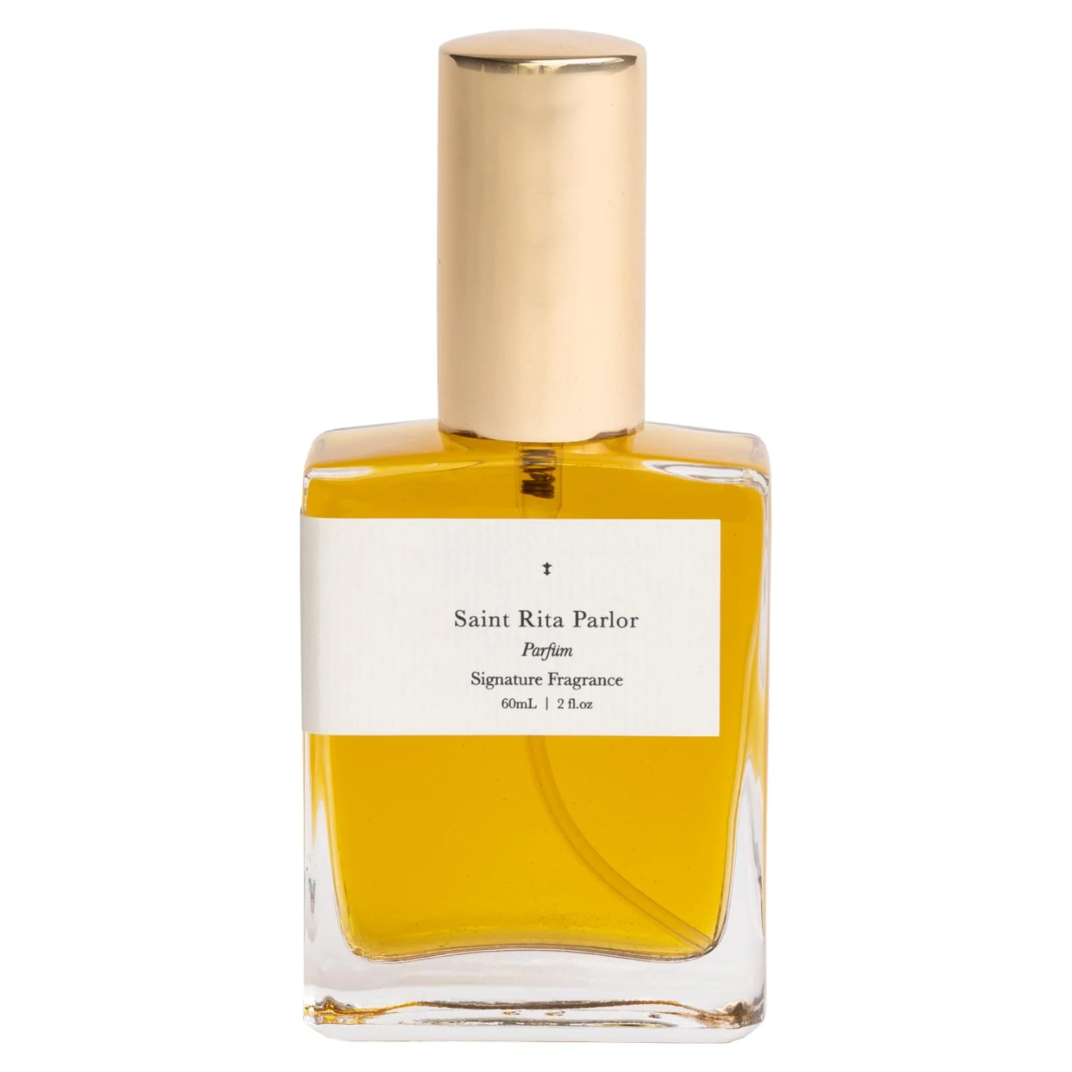Environmentally Friendly Saint Rita Parlor Signature Parfum - Luxury Unisex Fragrance Organic Ingredients Notes of Rose Whiskey Tobacco Handcrafted in California - 60mL Advanced