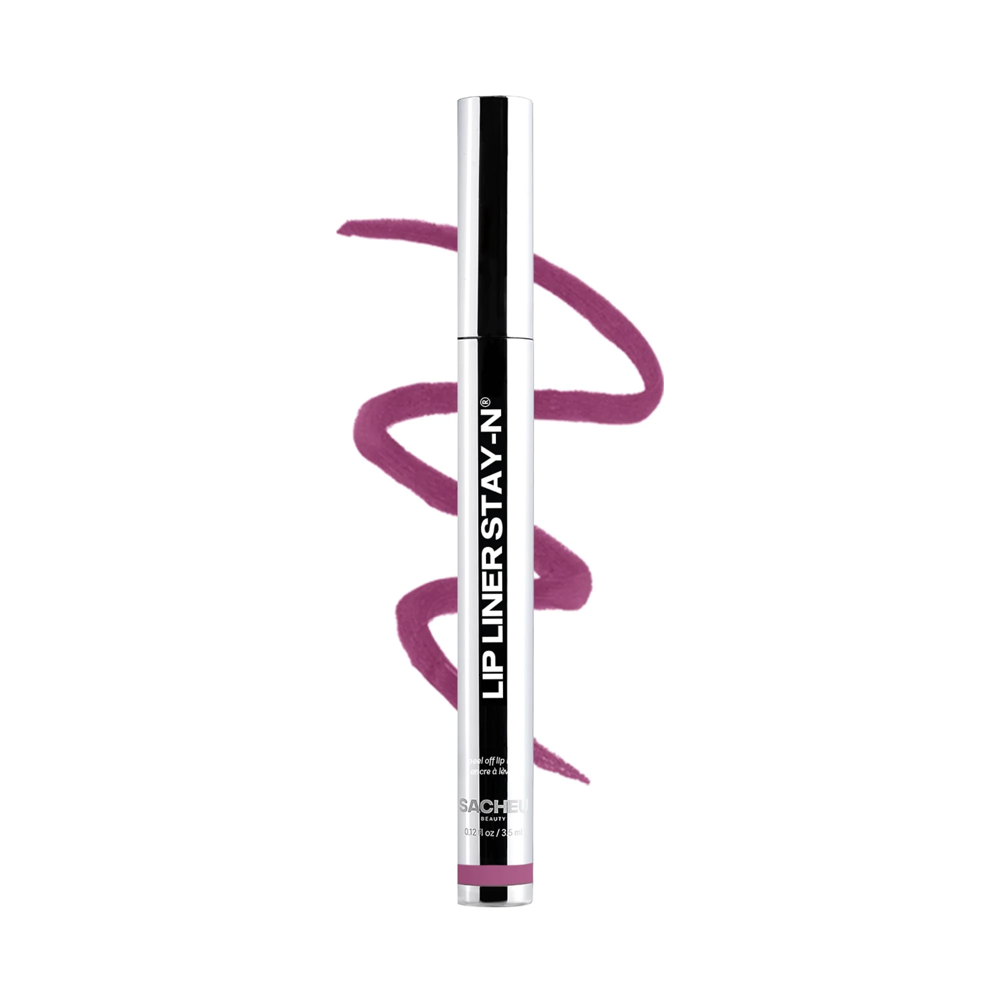 Smart Sacheu Lip Liner STAY-N Peel Off Lip Stain - Long Lasting Waterproof Lip Tint with Hyaluronic Acid Vitamin E - Transfer Proof Matte Finish Vegan Crafted
