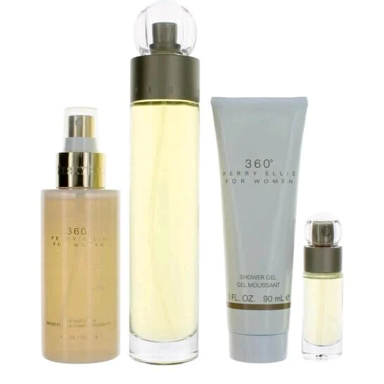 Versatile Set 360 Woman 4Pcs 3.4 Bmist 4.0 3.0 Sg .25 EDT Prestigious