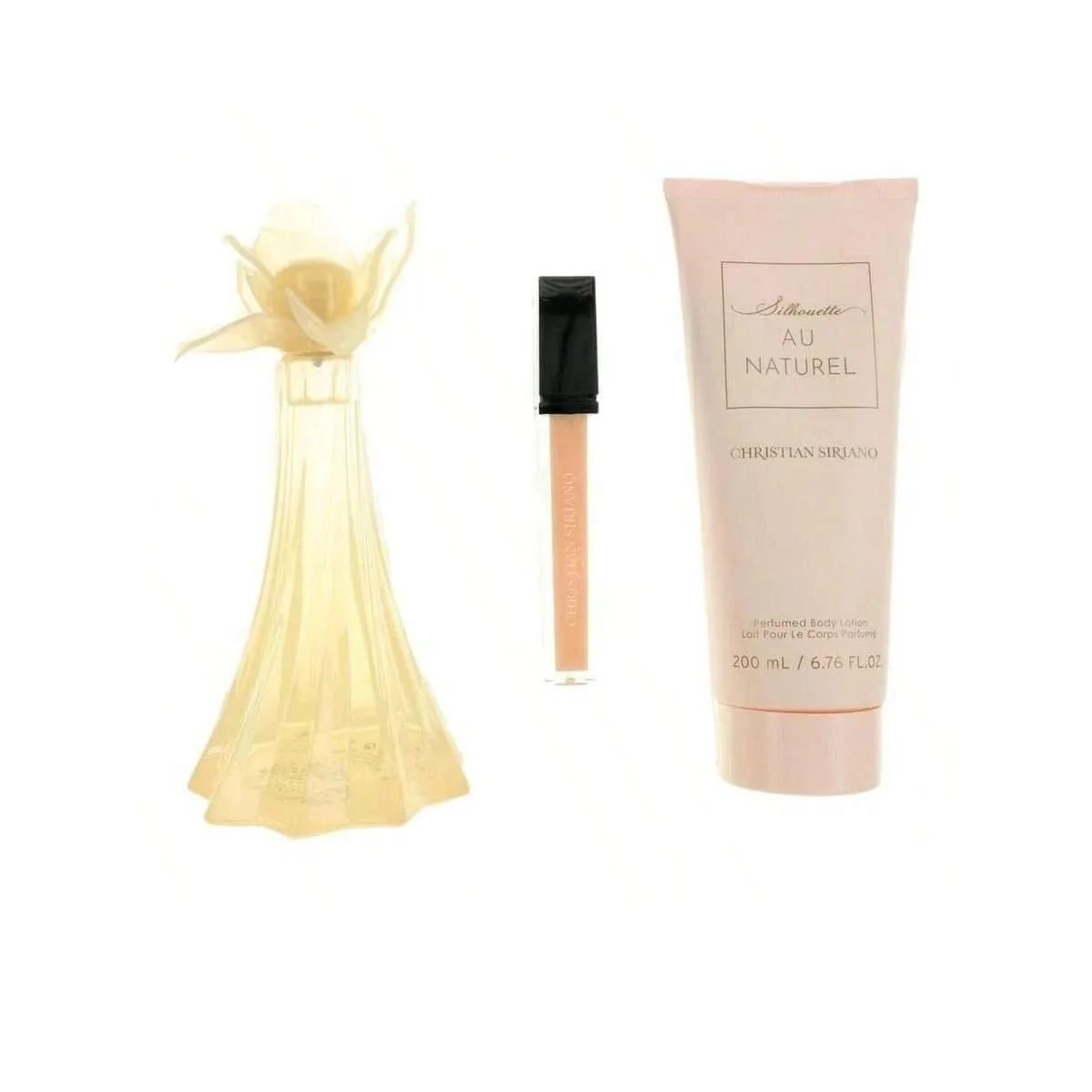 Outstanding Silhouette Au Naturel By Christian Siriano 3 Piece Gift Set For Women Premium Material