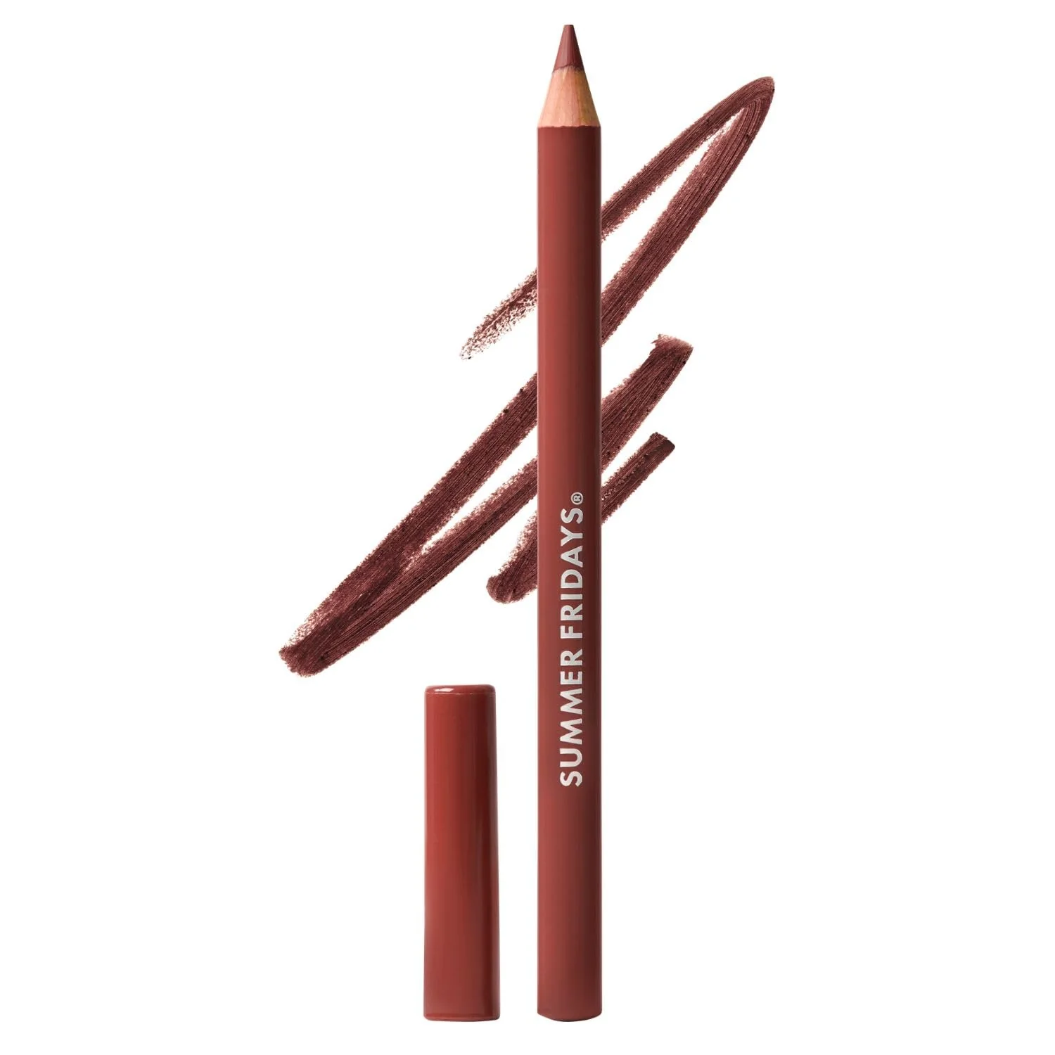 Unique Summer Fridays SoftLine Lip Liner Pencil - Creamy Long-Lasting Matte Lip Pencil for Sculpted Definition - Skin Care Infused Makeup with Hyaluronic Breathable