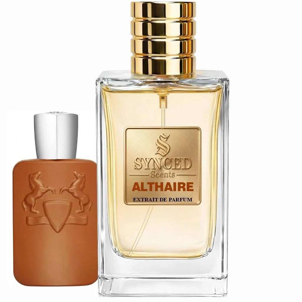 Relaxed SYNCED Scents ALTHAIRE Inspired by Althair Perfume for Men - Long Lasting Warm Amber Vanilla Fragrance - Intense Sweet Spicy Masculine Cinnamon Innovative