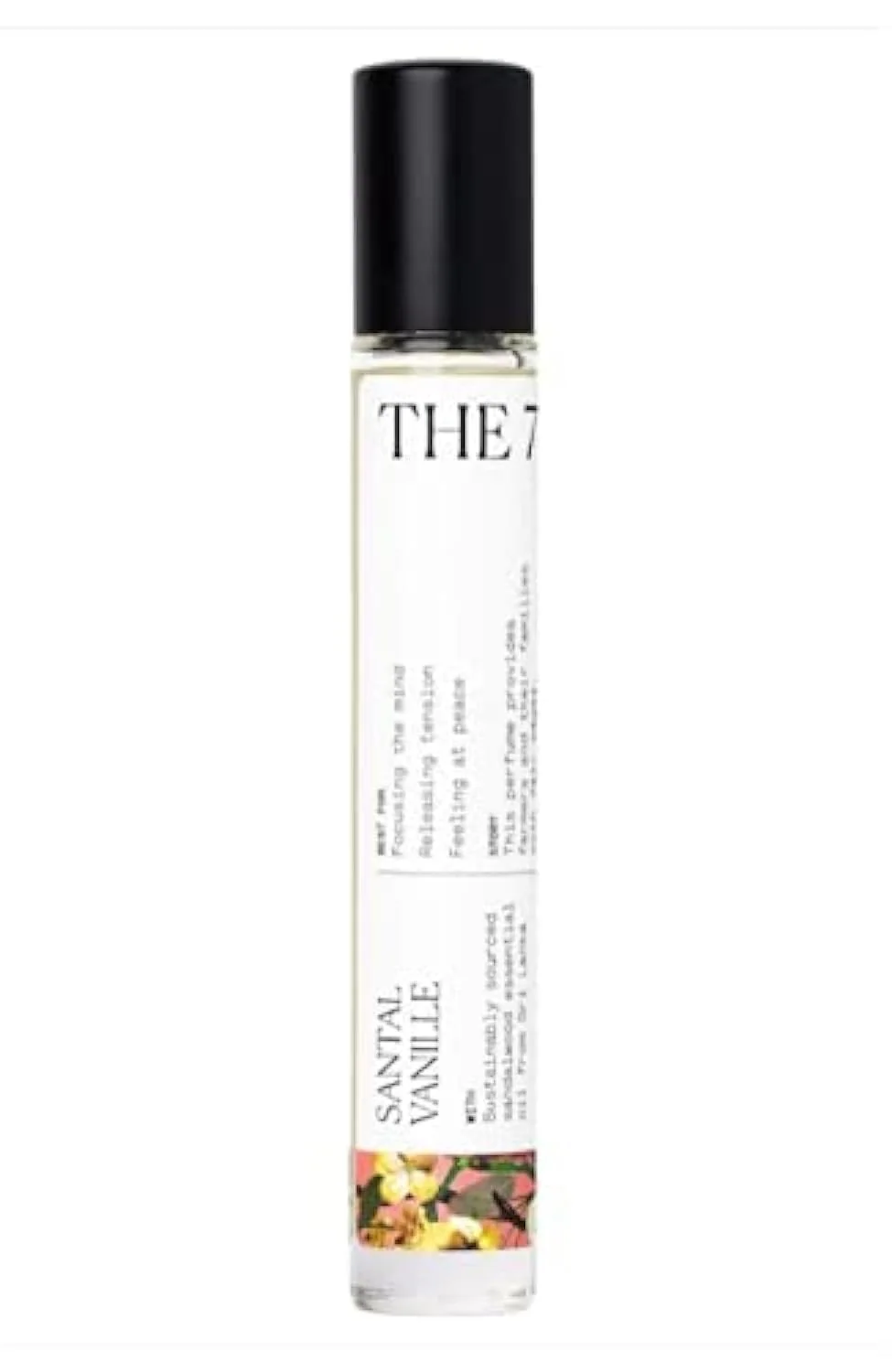 High-Performance The 7 Virtues Santal Vanille Eau de Parfum 0.33 oz Rollerball Durable