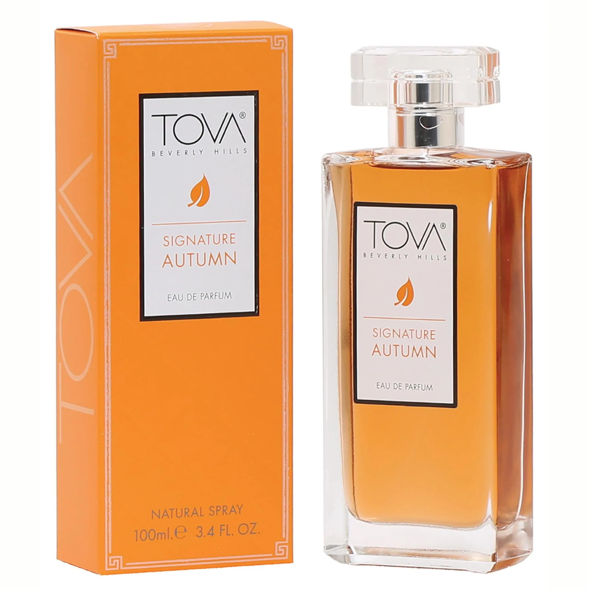 Easy-to-Use Tova Signature Autumn Eau de Parfum - Crisp Floral Amber Perfume for Women - Peony Iris Vanilla Orchid - USA-Made Cruelty- - 3.4 fl oz Fashionable
