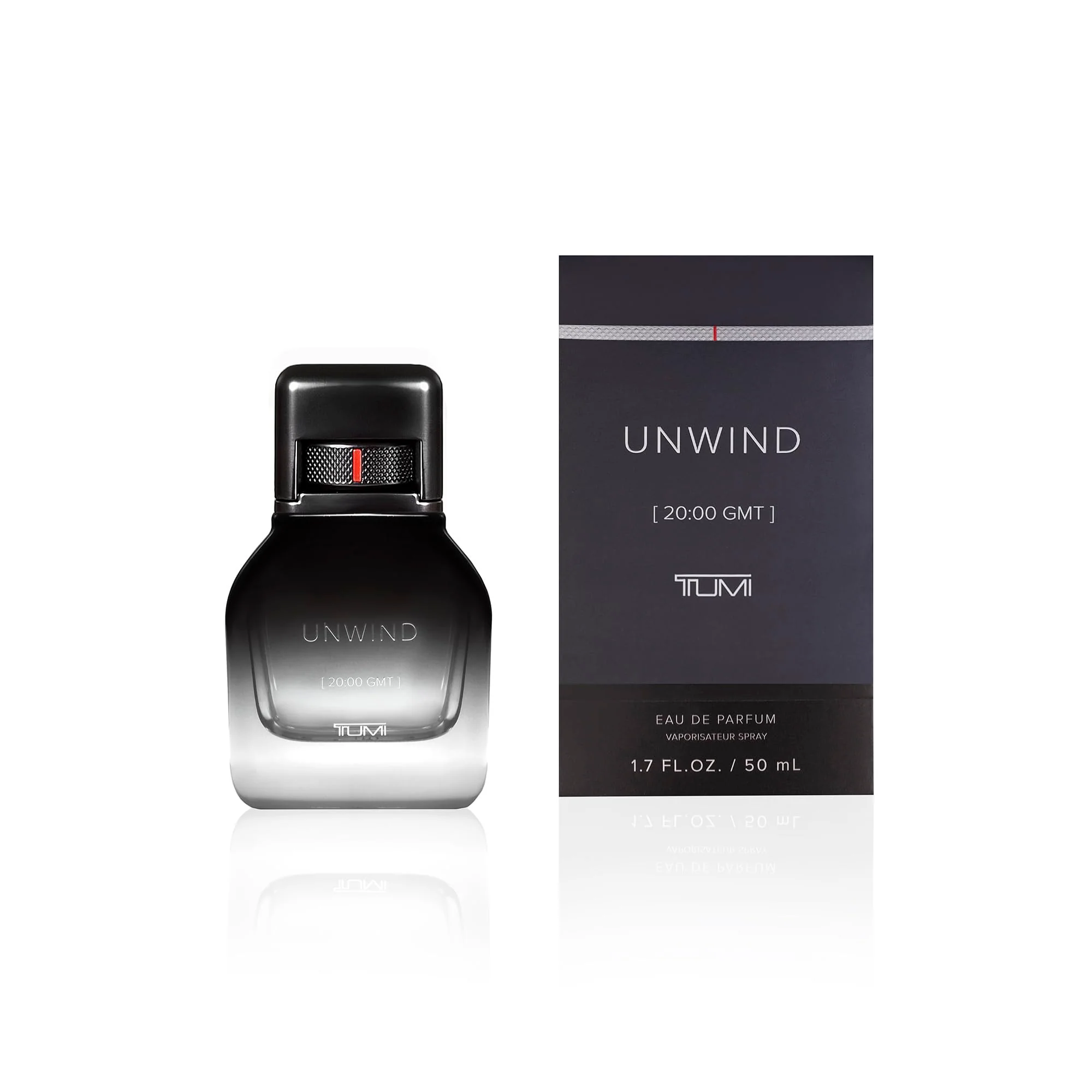 Eco-Friendly TUMI UNWIND 20 00 GMT - Liquid Perfume Fragrance for Men - Warm Cologne with Floral Woody Aroma Notes - 1.7 oz Detailed
