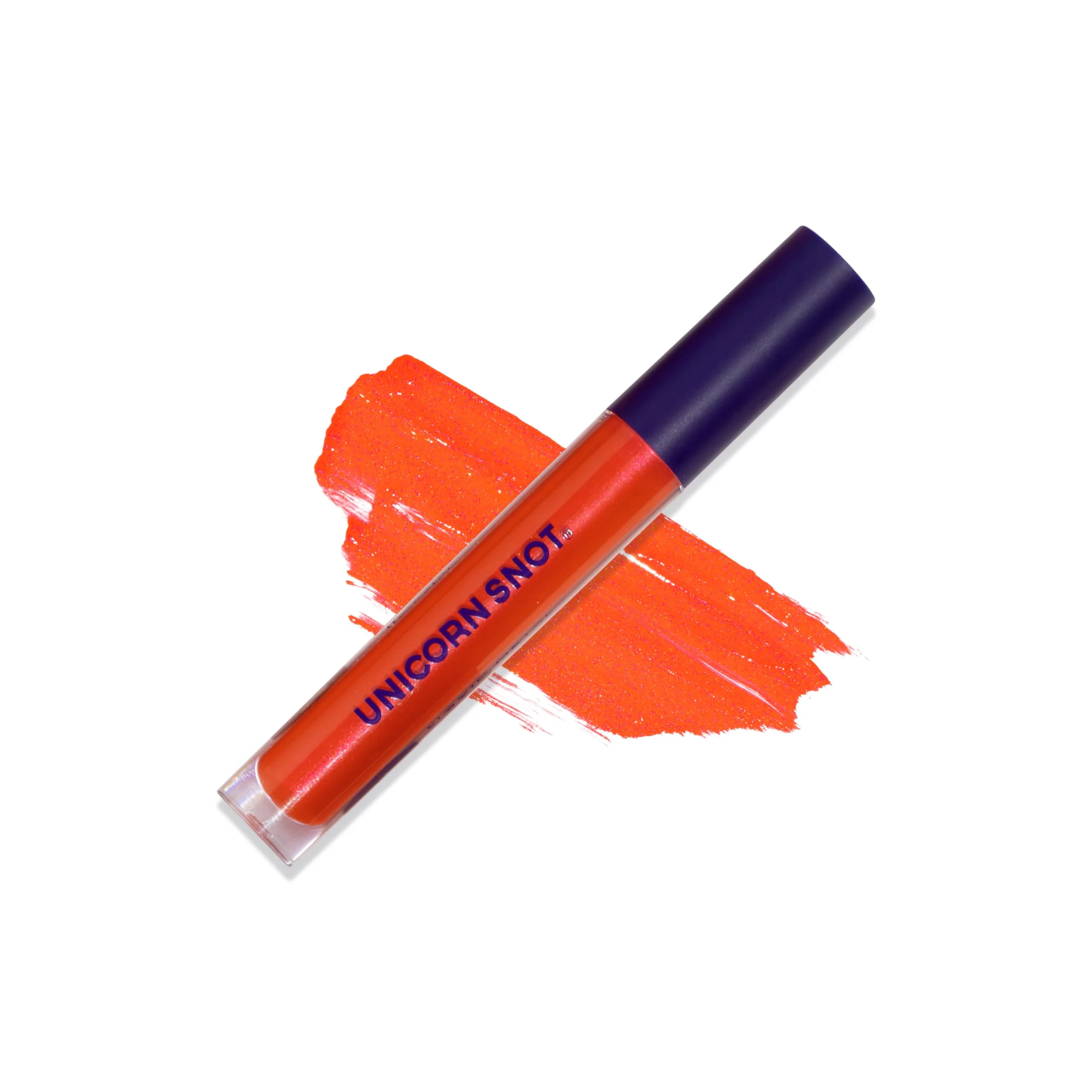 Certified UNICORN SNOT Liquid Metal Lip Paint Intense Pigment Non-drying Metallic Lip Color Makeup Vegan Cruelty- Lip Makeup - LAVA Fiery Red Flexible