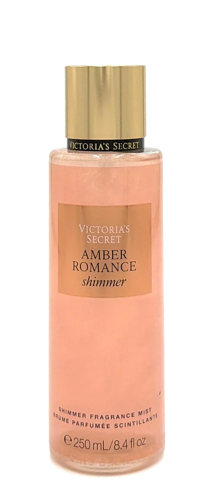 High-Performance Victoria's Secret Fragrance Mis Amber Romance Shimmer 8.4 Fl Oz Detailed