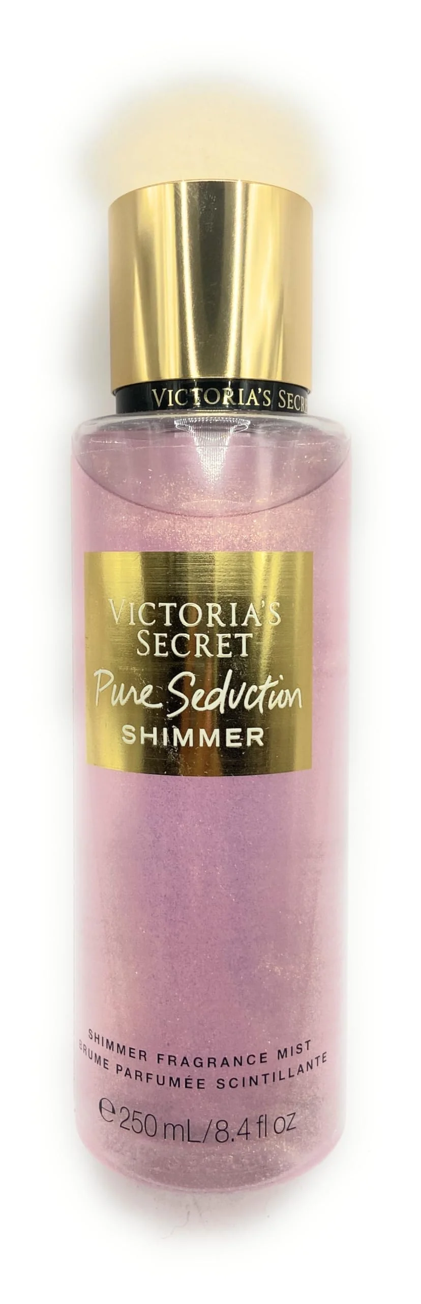 Fine Victoria's Secret Pure Seduction Shimmer Fragrance Body Mist 8.4 Fluid Ounce Spray Discontinued Packaging Luxury