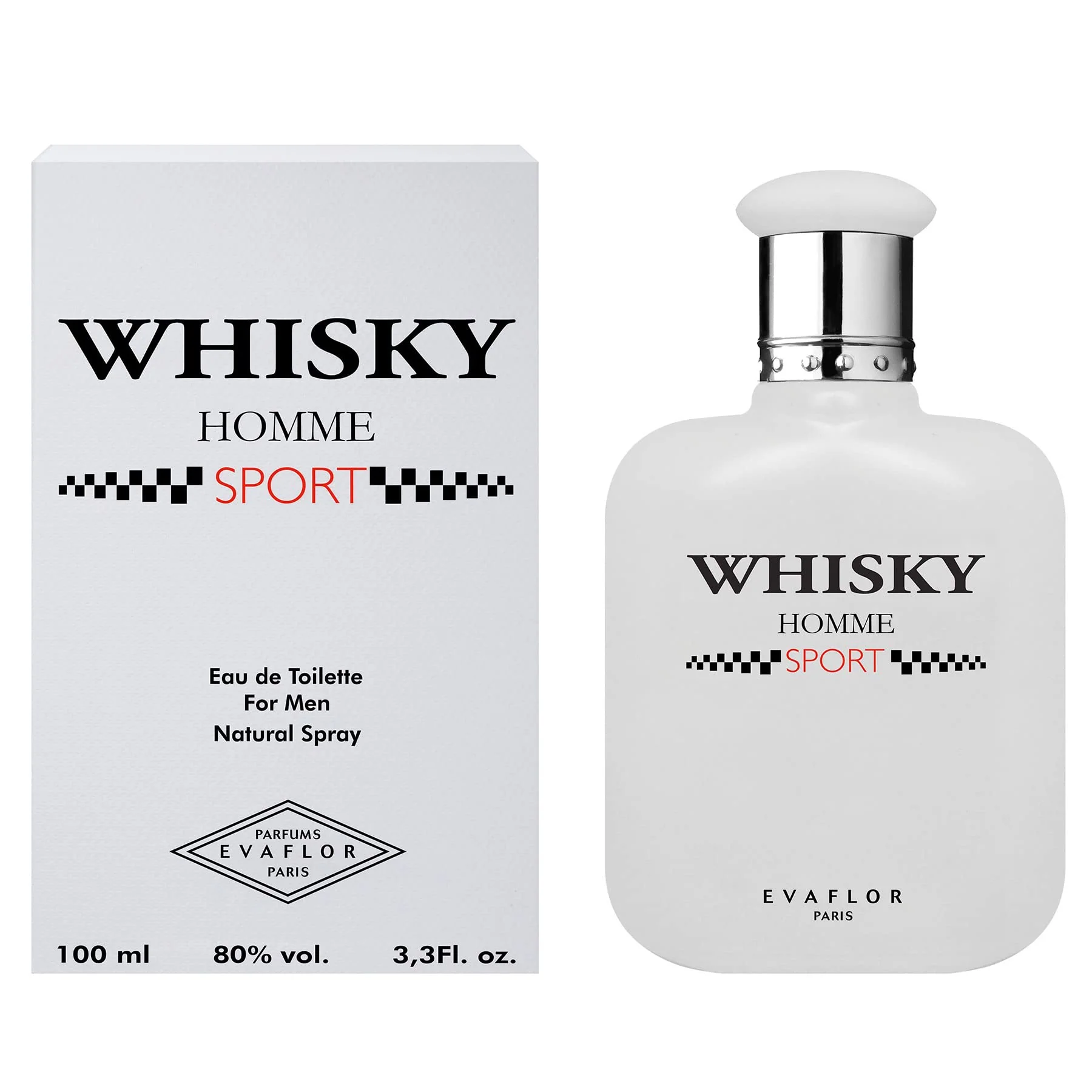 Fine Crafted WHISKY SPORT Eau de Toilette for Men - Fresh and Energizing Scent with Mandarin Ginger and Amber - For the Dynamic and Competitive Man - Made in Excellent