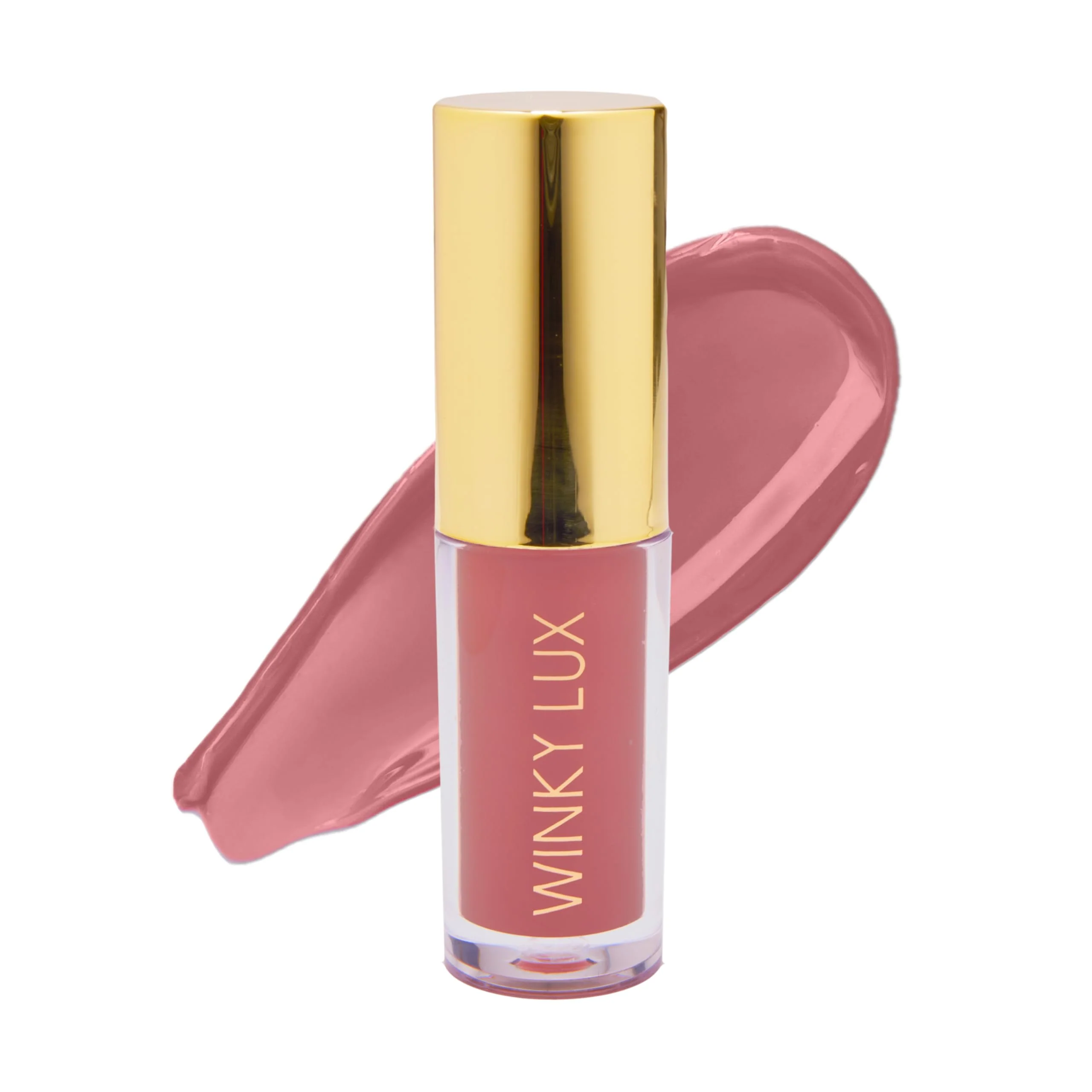 Advanced Winky Lux Muse Very There Lip Oil - Hydrating Nude Pink Tint with Jojoba Oil Non-Sticky Glossy Lip Oil Tinted Pink Gloss for Juicy Lips Soft Powerful