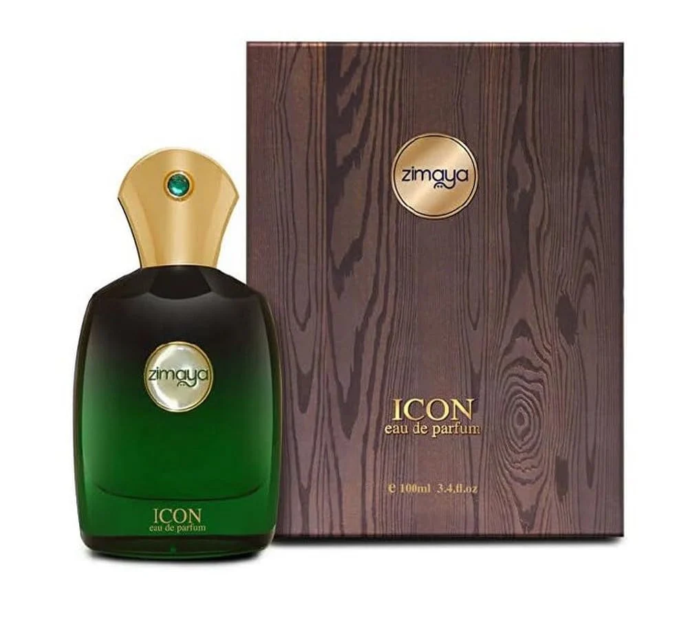 Solid Zimaya Icon Eau de Parfum Spray for Men 3.4 Fl. Oz Elite