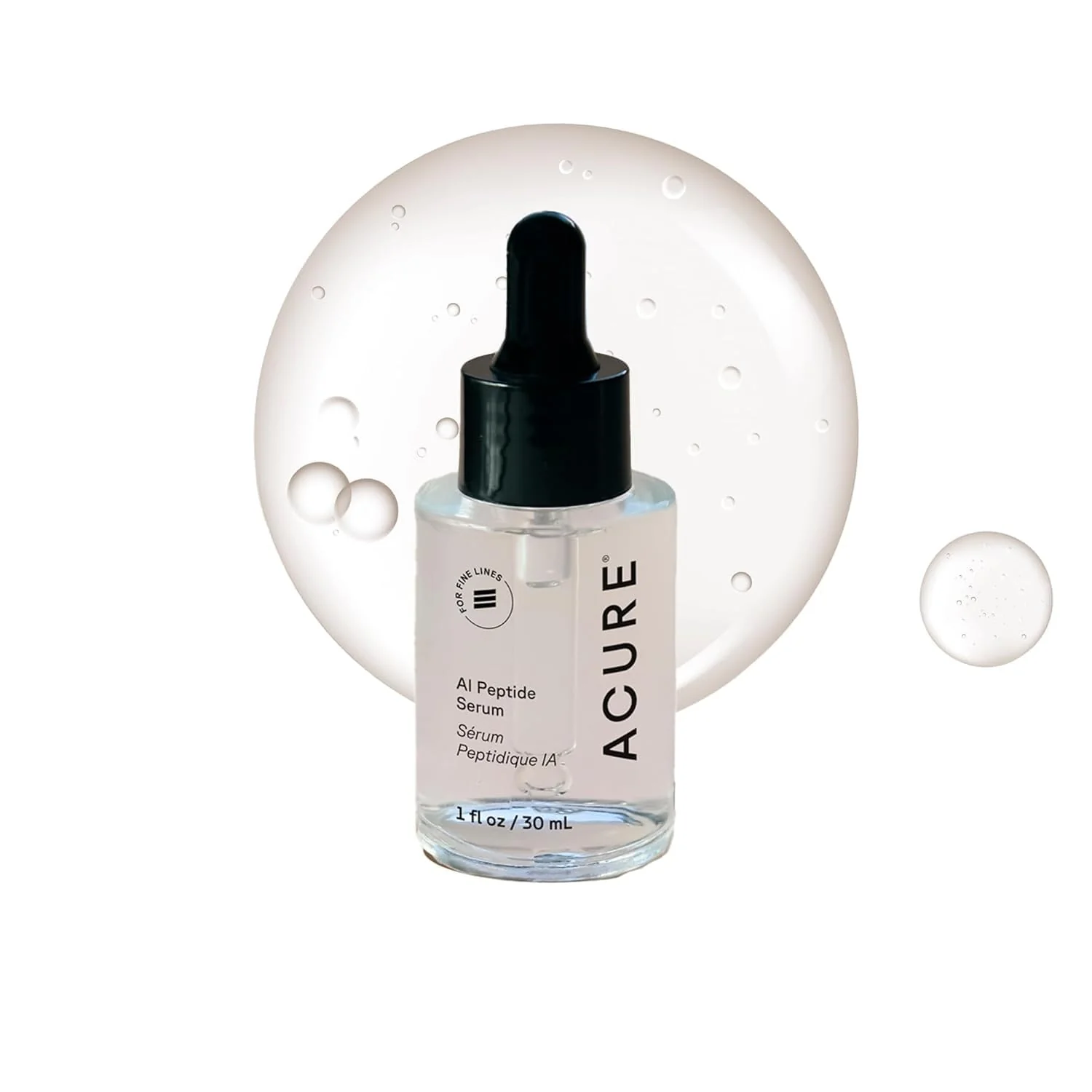 Excellent Acure AI Peptide Serum for Face Skin - Anti Aging Skincare for Women Niacinamide Hydrating Facial Care Face Serum for Firm Skin Reduces Wrinkles Green