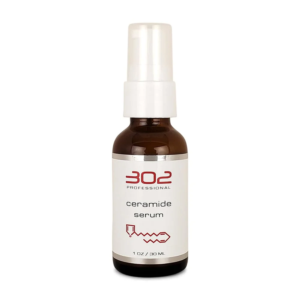 Convenient 302 CERAMIDE SERUM Facial Serum with Ceramides Peptides Vitamin A Retinol and Vitamin C for Aging Skin Smooths Strengthens Increases Skin Modern