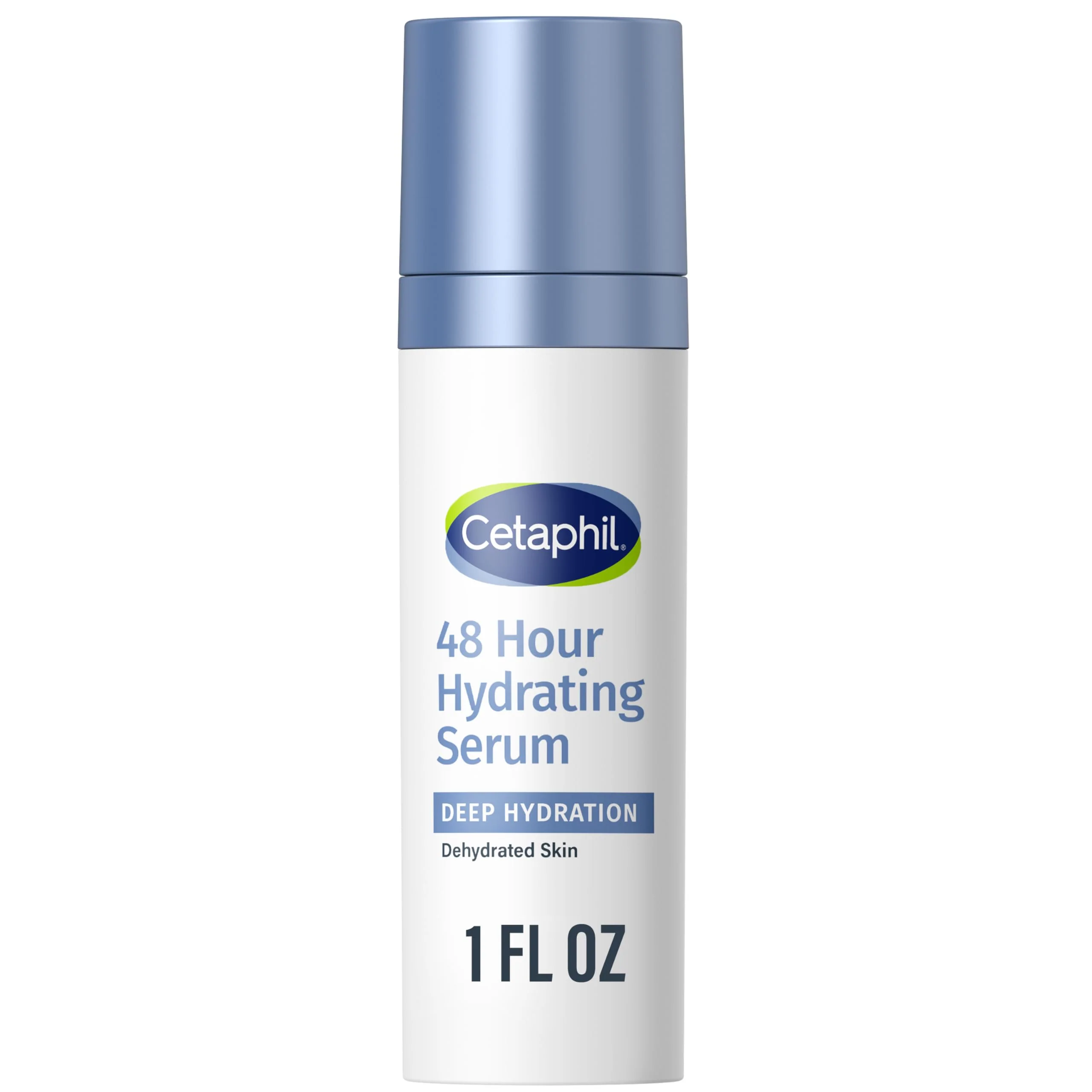 Classic Cetaphil Deep Hydration Fragrance 48 Hour Activation Serum 1 Fl oz 48Hr Dry Skin Face Moisturizer for Sensitive Skin With Hyaluronic Acid Minimalist