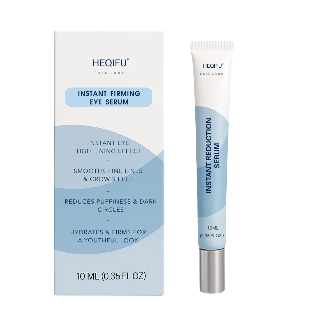 Organic Instant Firming Eye Serum Anti-Aging Formula for Under Bags and Wrinkles Under Eye Cream-10ml Wrinkle Filler Visibly Improves for Bags Dark Circles Smart