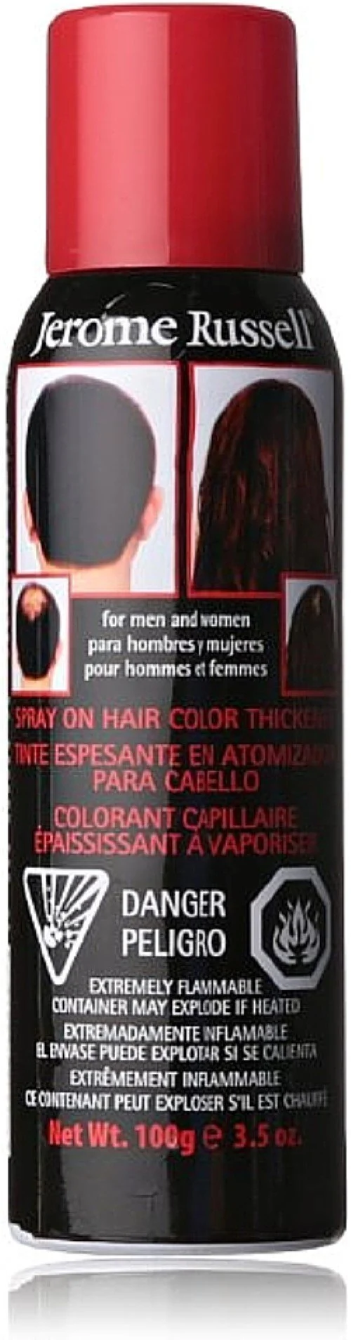 Sustainable Jerome Russell Hair Color Thickener for Thinning Hair Black 3.5 oz Pack of 7 Elite