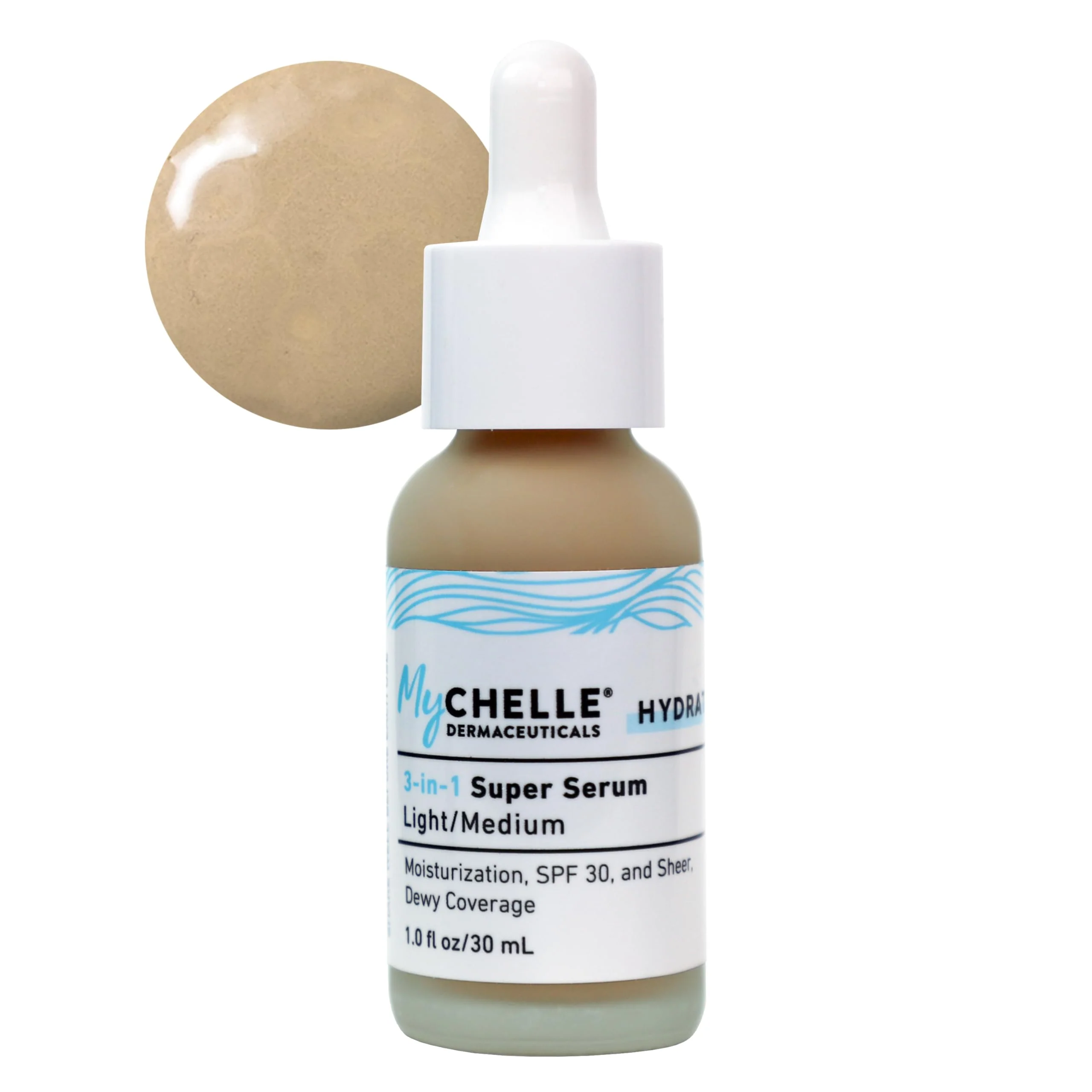 Flexible MyCHELLE Light Medium 3-in-1 Super Serum 1 oz High-Grade