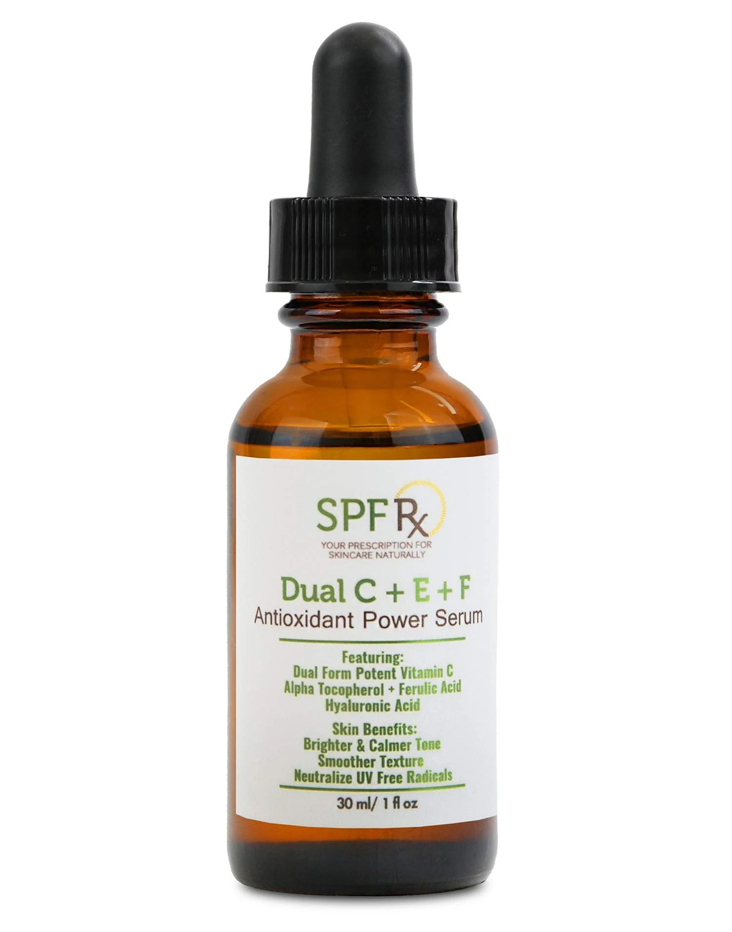 Consistent SPF Rx Dual Vitamin CE Ferulic Antioxidant Power Serum - for Tightening Skin Face - Anti Winkle - Cosmetic Solutions for Brighter Skin Long-Lasting