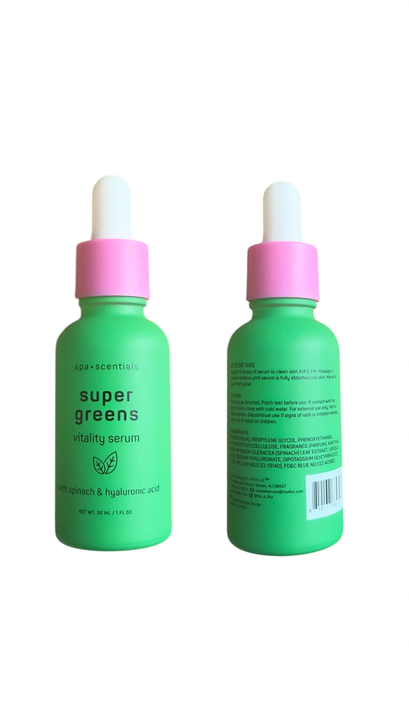 Eco-Friendly Super Greens Vitality Serum - Glow from the Inside Out Refined