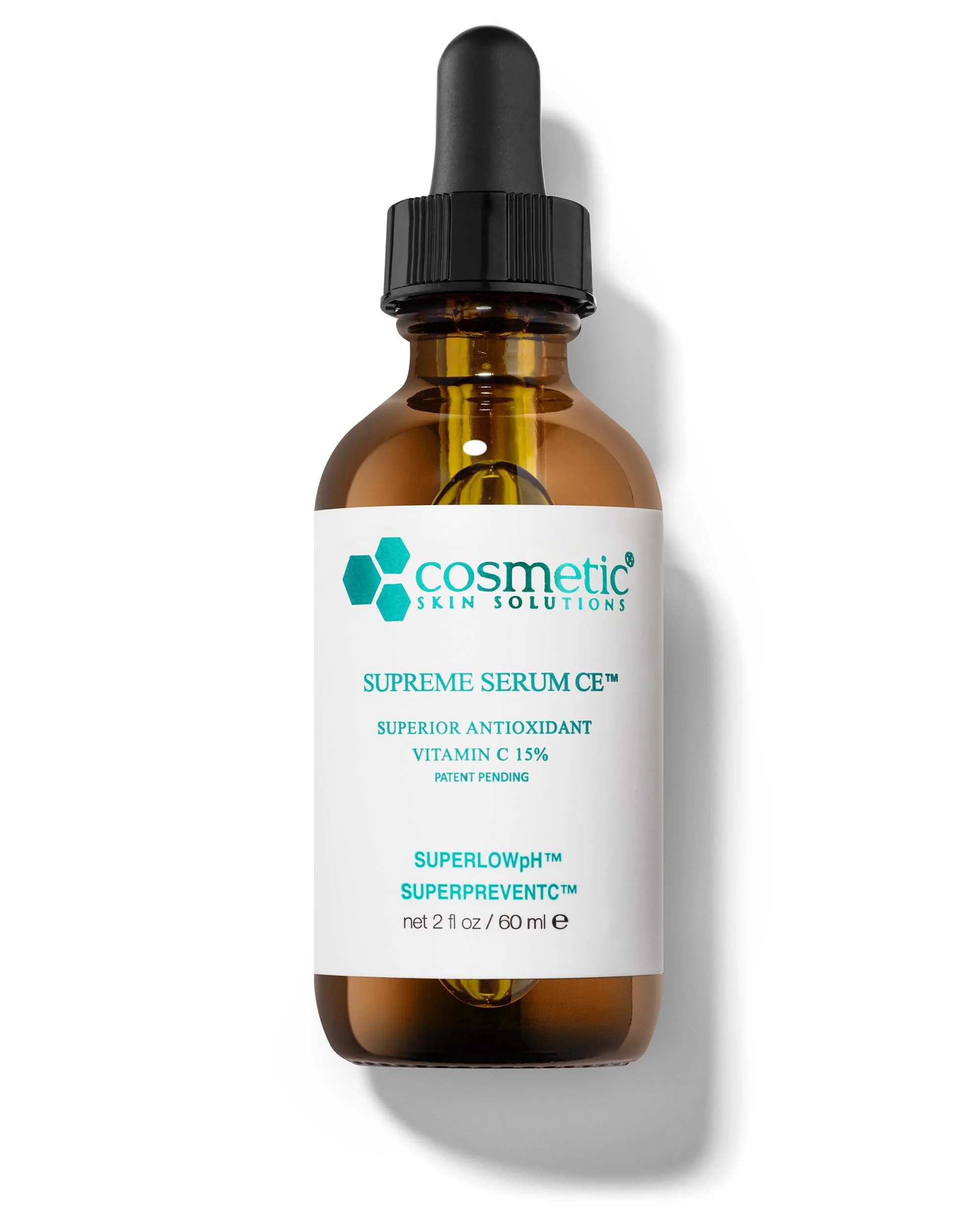 Premium Supreme Serum CE - Vitamin C Face Serum with Vitamin E Hyaluronic Acid - Antioxidant Rich Anti-Aging Hydrating Formula - 2 fl oz Comfortable