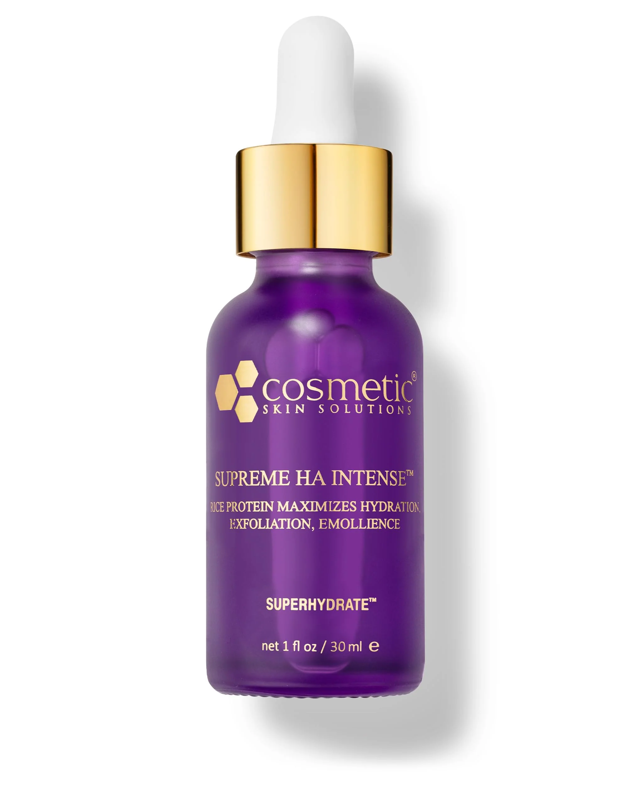 Responsible Supreme HA Intense - Hyaluronic Acid Serum with Vitamin E Purple Rice Extract Mandelic Malic Acids - Hydrating and Smoothing Face Serum Comfortable
