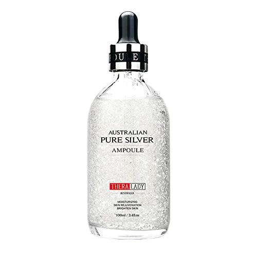 Top-Quality TheraLady Australian Pure Silver AMPOULE Moisturizing Skin Rejuvenation Ampoule 100ml 3.4fl. oz Soft