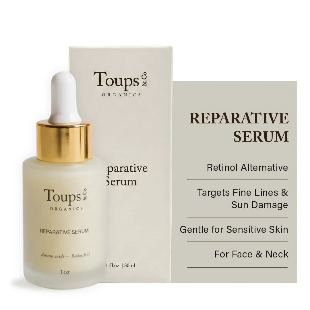 Quality Toups Co Reparative Serum Bakuchiol Retinol Facial Serum Targets Hyperpigmentation Sun Damage Fine Lines With Amino Acids Elite